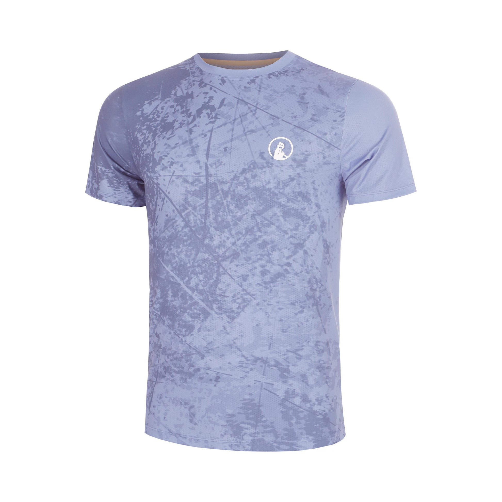 Quiet Please Glow Receiver Scrubbled T-shirt Jongens - blauw