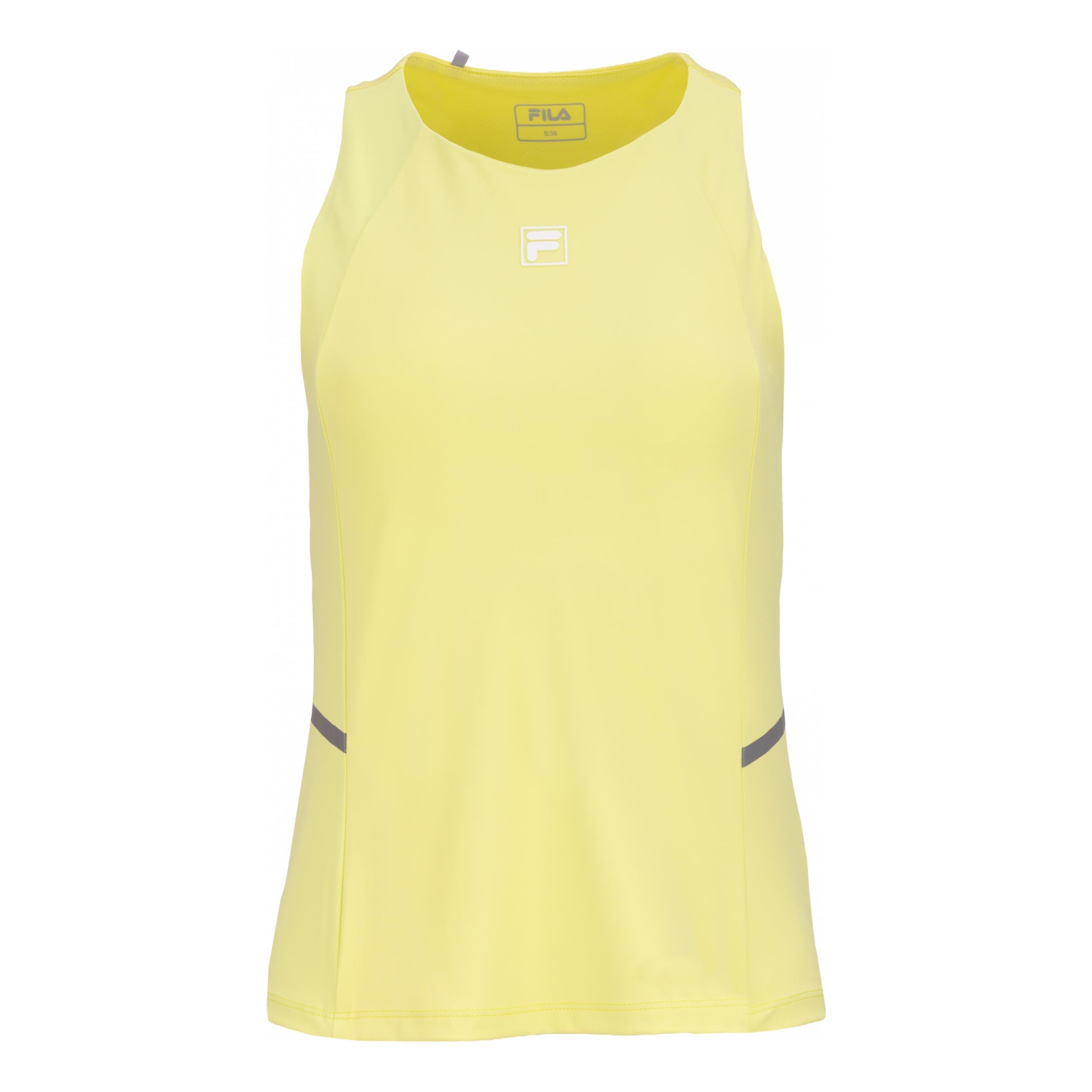Fila Lettie (with built-in-bra) Tanktop Dames - geel