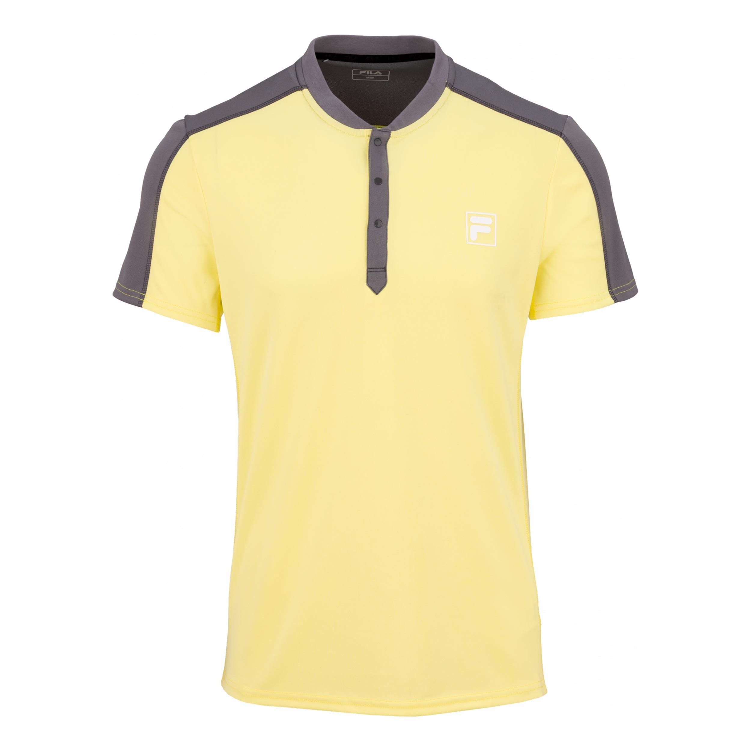 Fila Taavi T-shirt Heren - geel, grijs