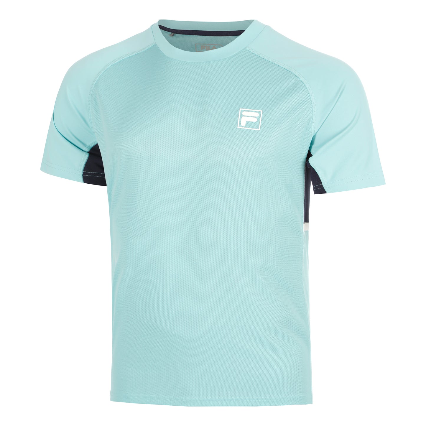 Fila Thilo T-shirt Heren - mint, donkerblauw