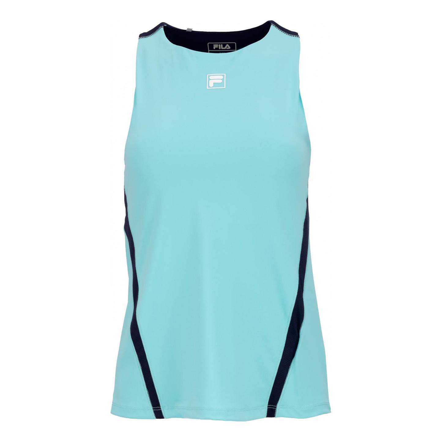 Fila Savannah (with built-in-bra) Tanktop Dames - turkoois, donkerblauw