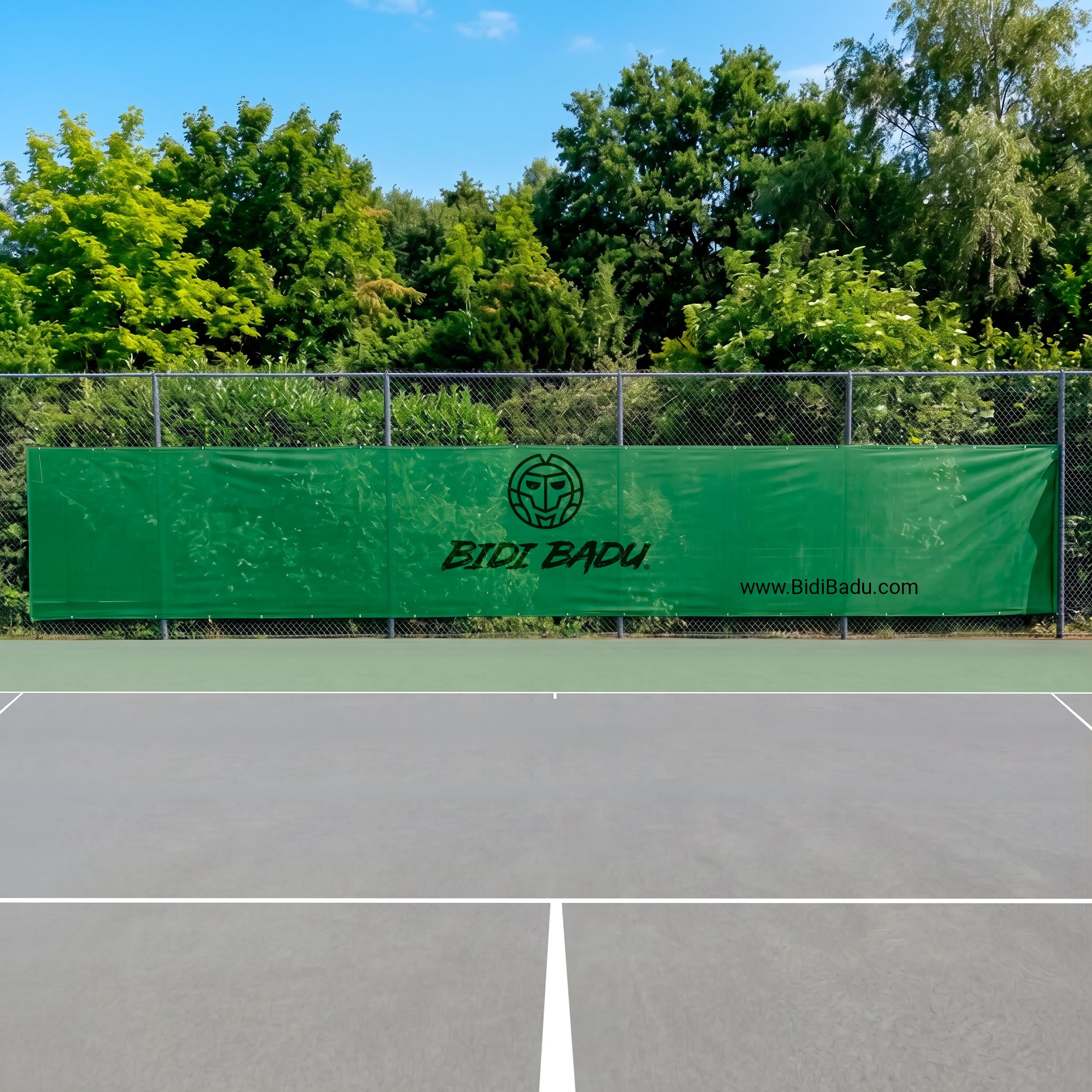 BIDI BADU Bidi Badu 12X2m Winddoek - groen