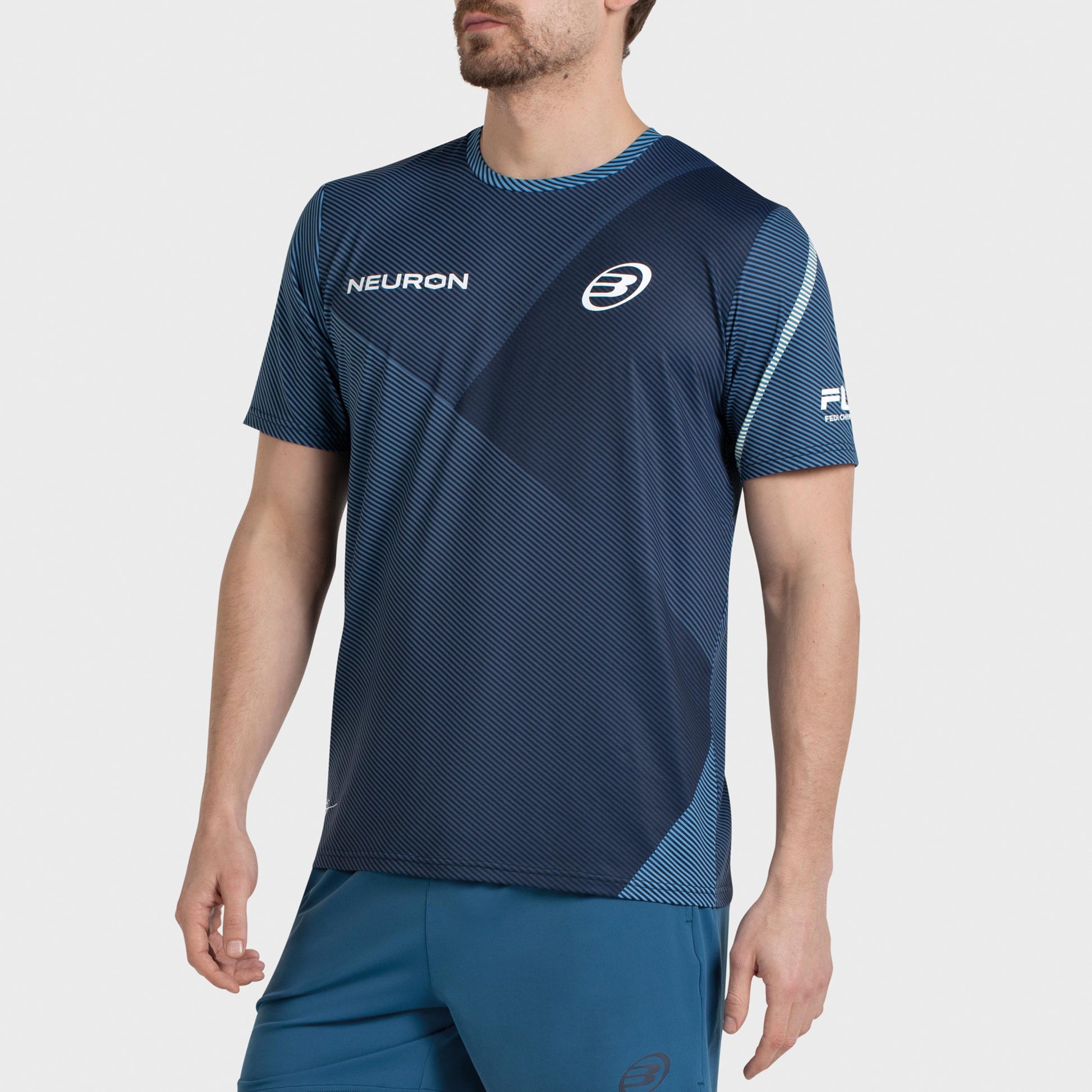 Bullpadel Chingotto 26 T-shirt Heren - blauw