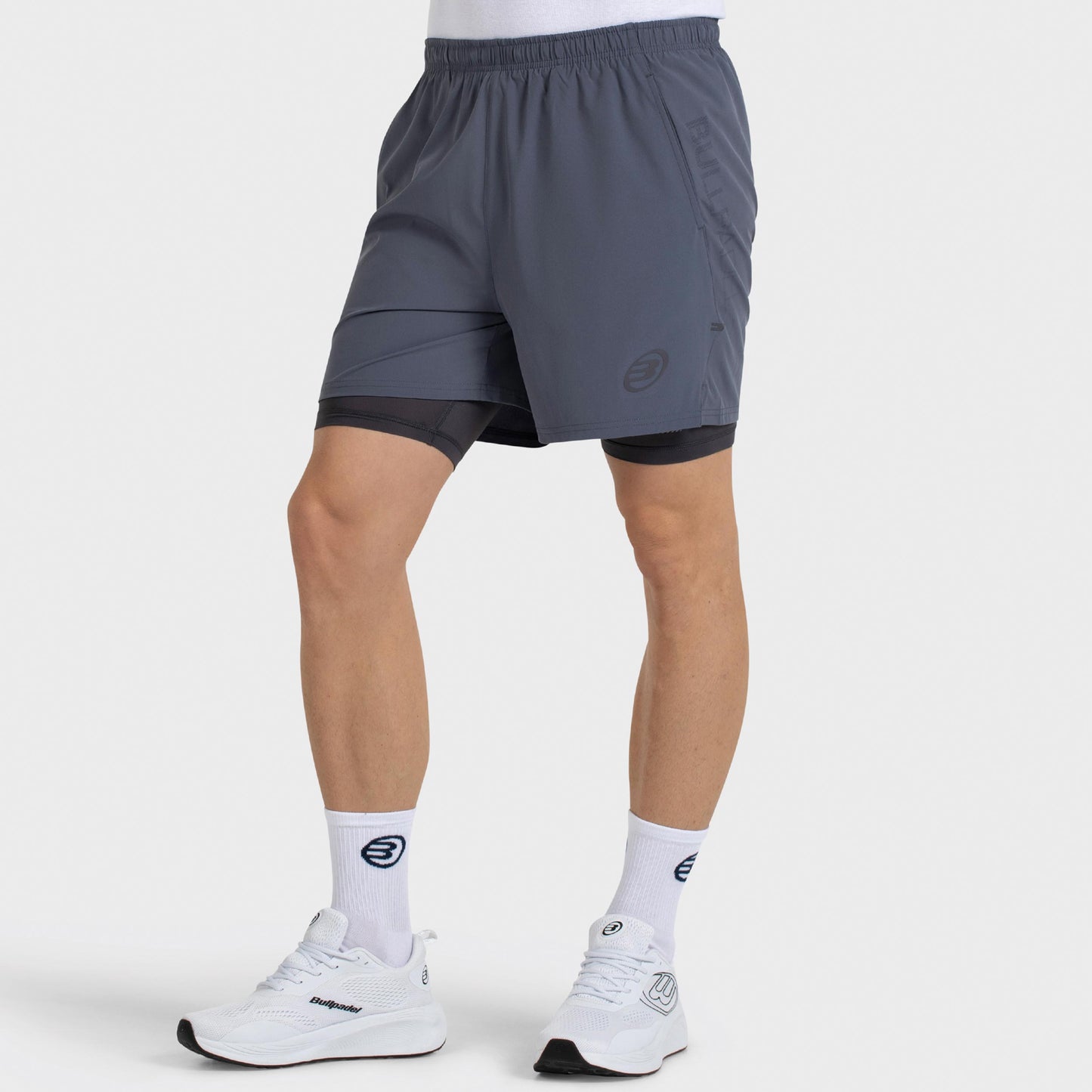 Bullpadel Montis Shorts Heren - grijs
