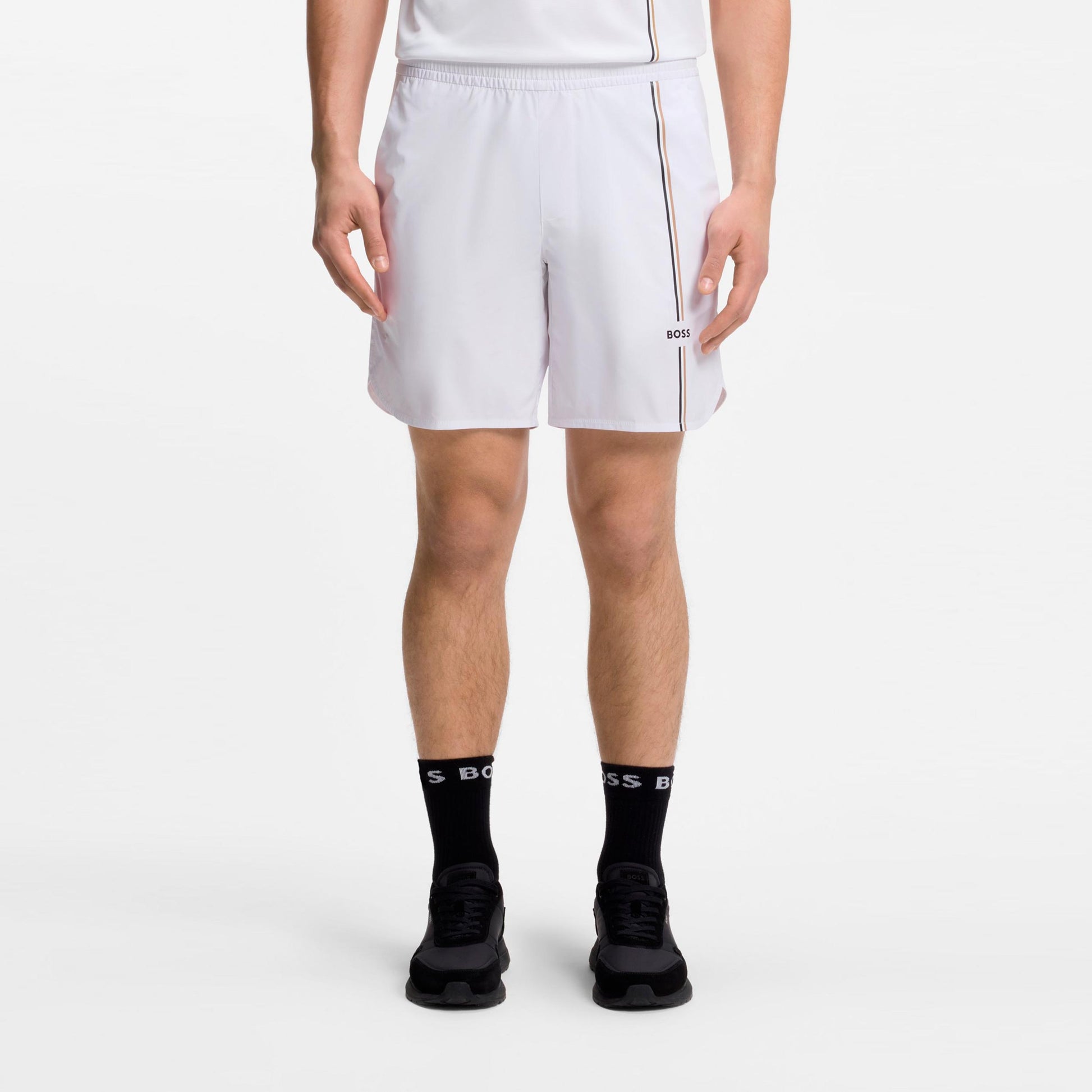 BOSS Game 8in Shorts Heren - wit