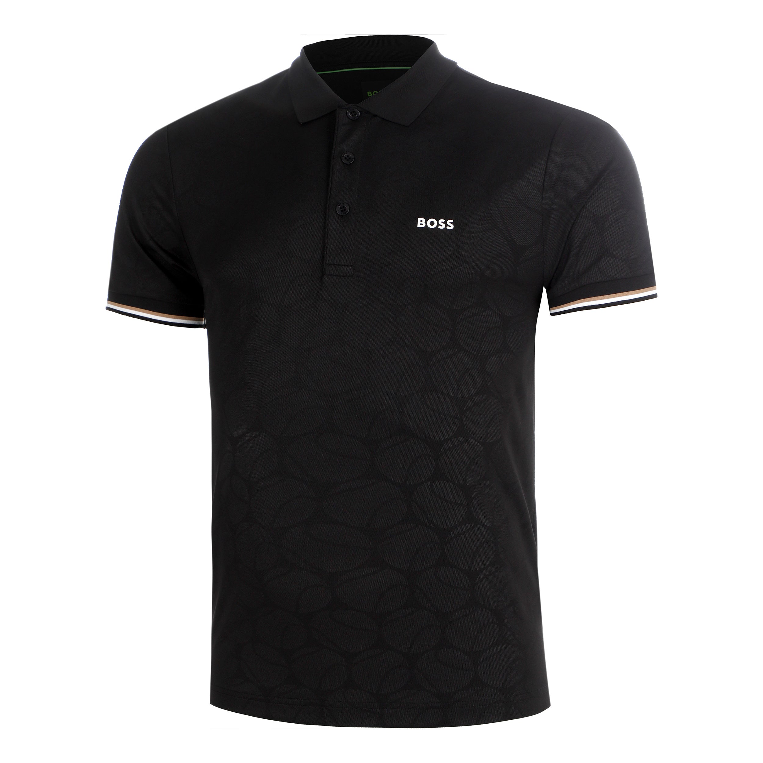 BOSS Game 1 Polo Heren - zwart
