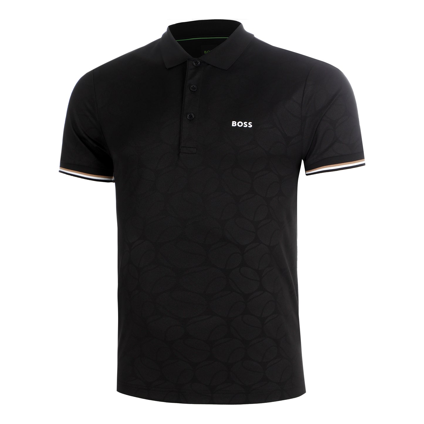 BOSS Game 1 Polo Heren - zwart
