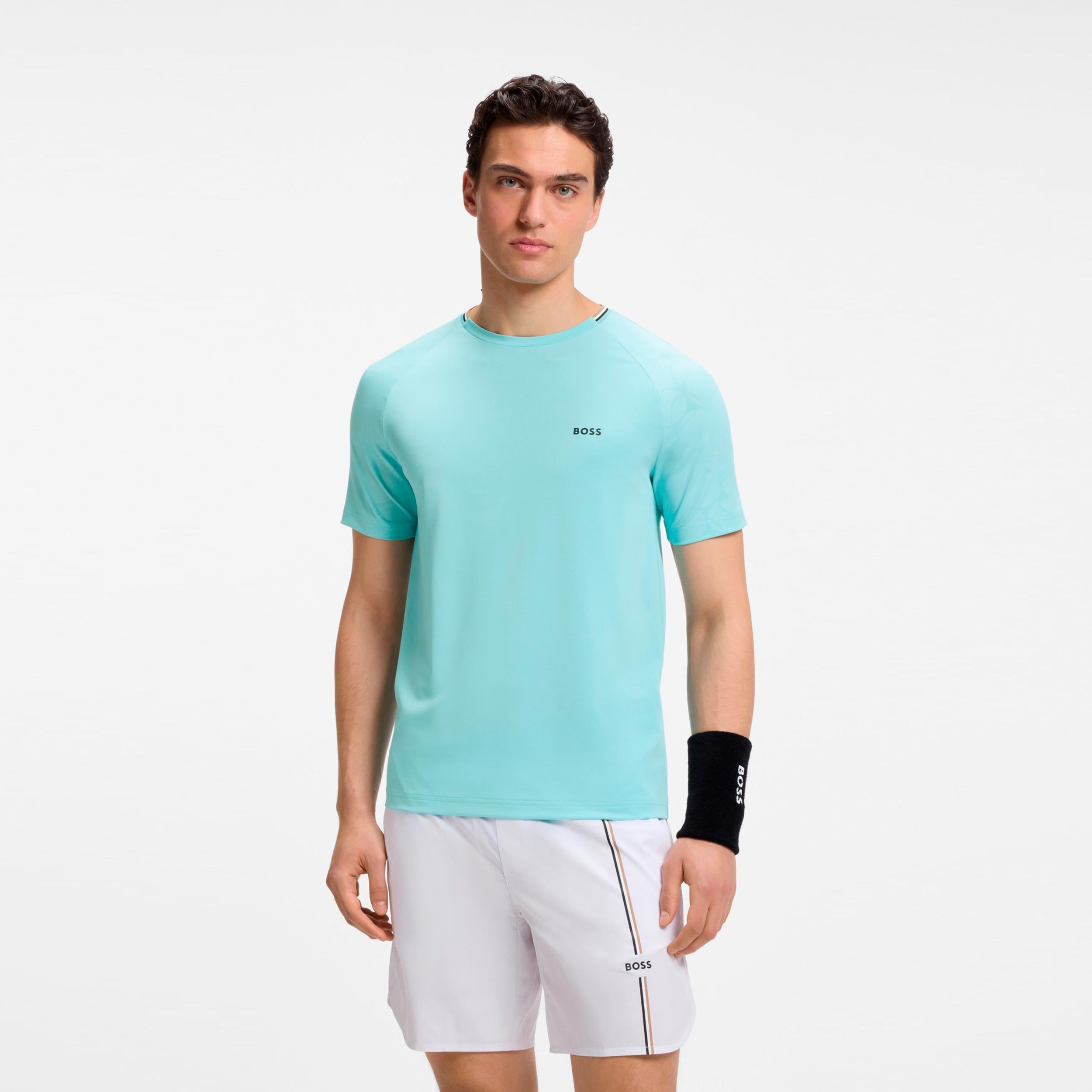 BOSS Game 1 T-shirt Heren - lichtblauw