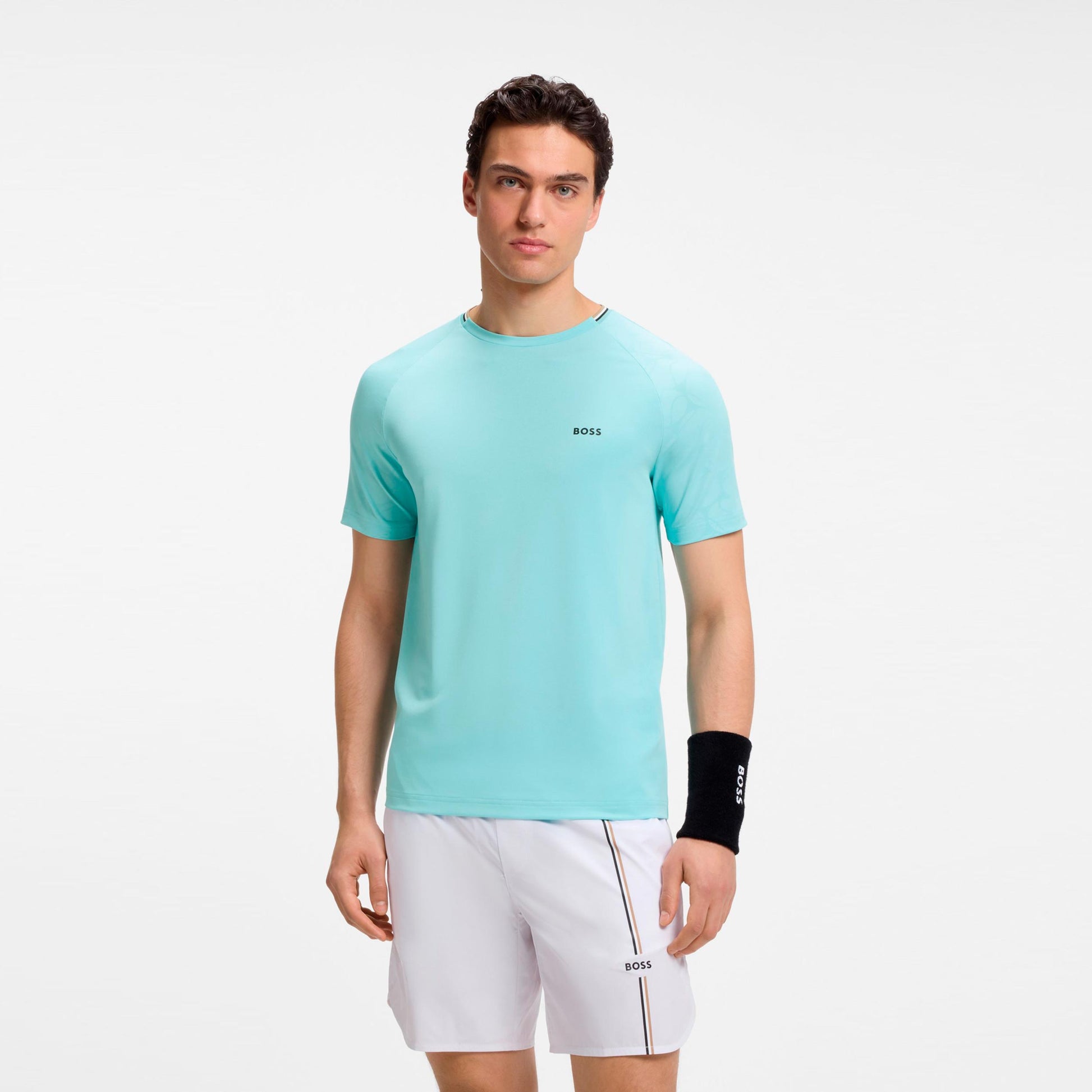 BOSS Game 1 T-shirt Heren - lichtblauw