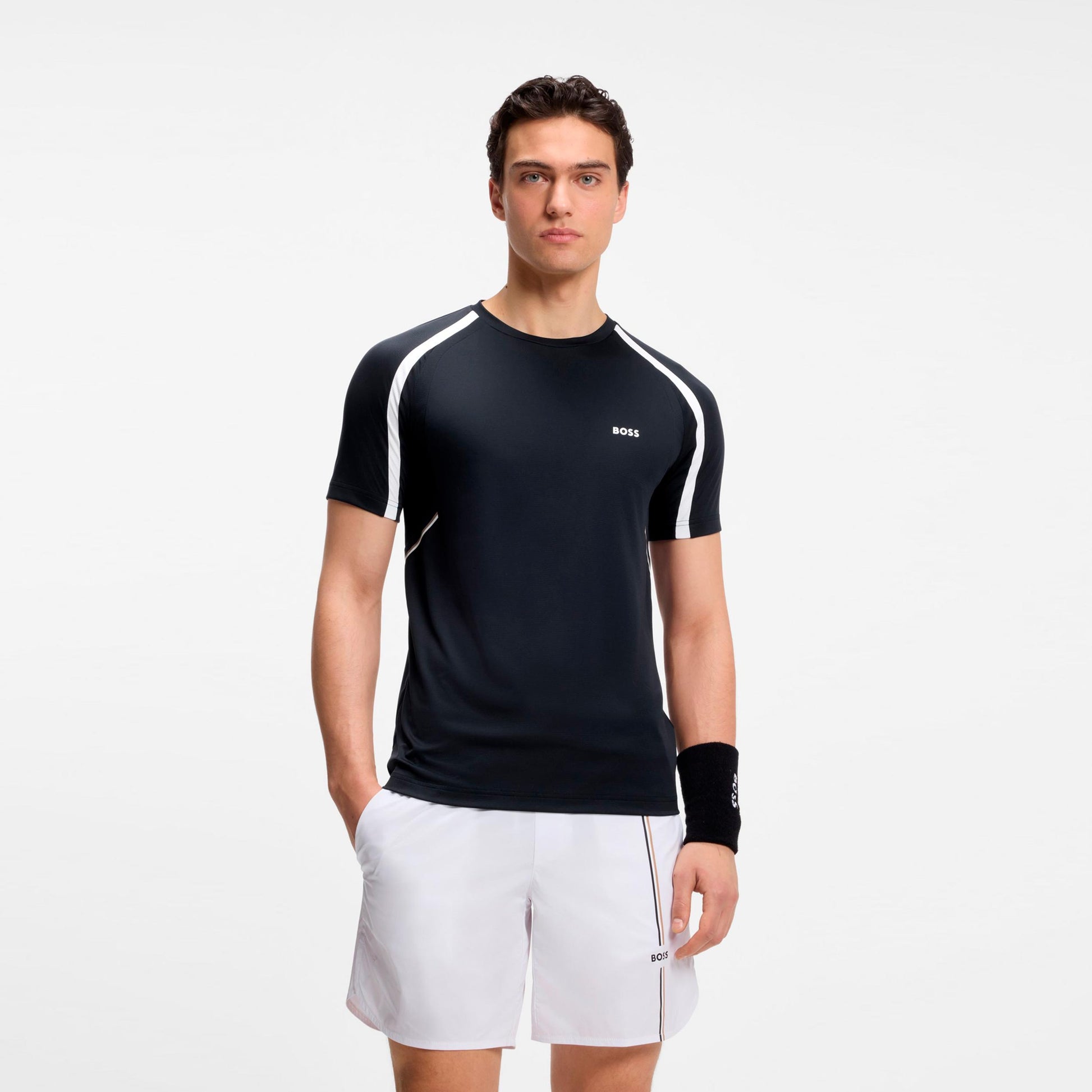 BOSS Game 2 T-shirt Heren - donkerblauw