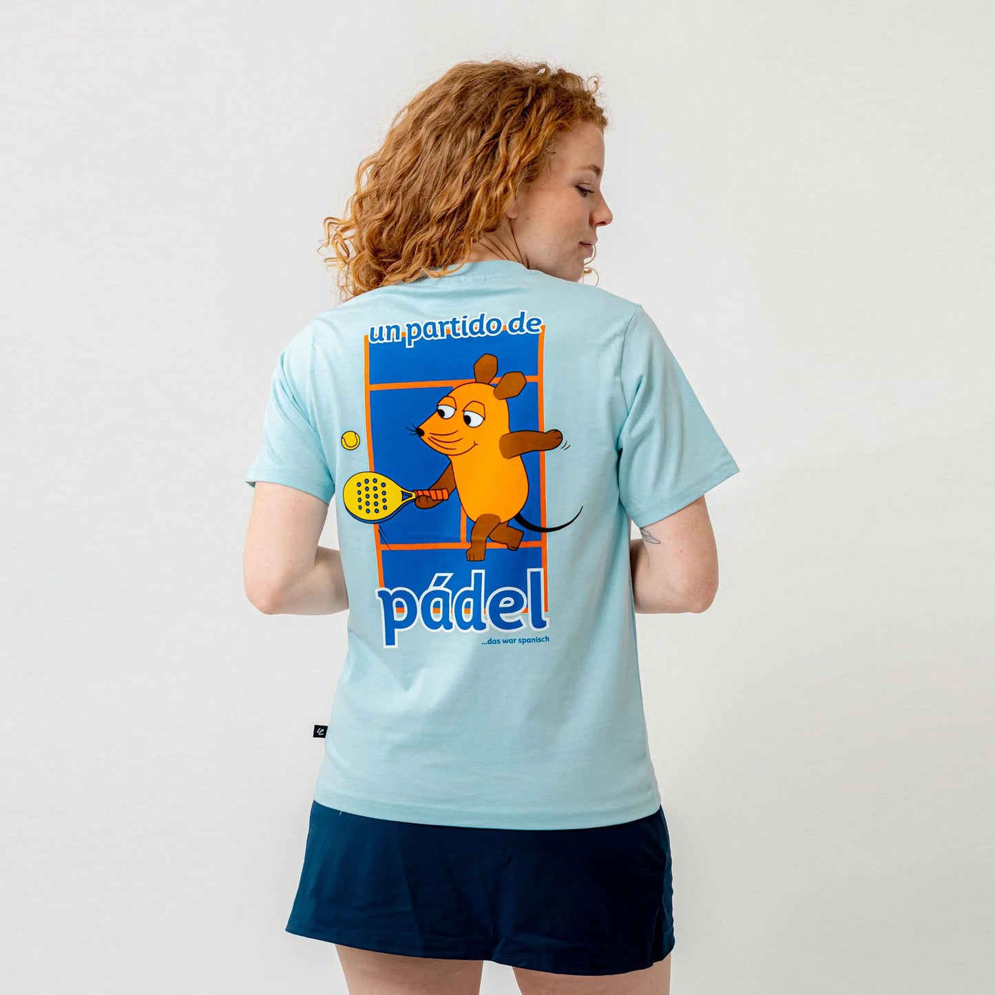 Lobster & Lemonade Maus Padel – '16 Park T-shirt Unisex - lichtblauw