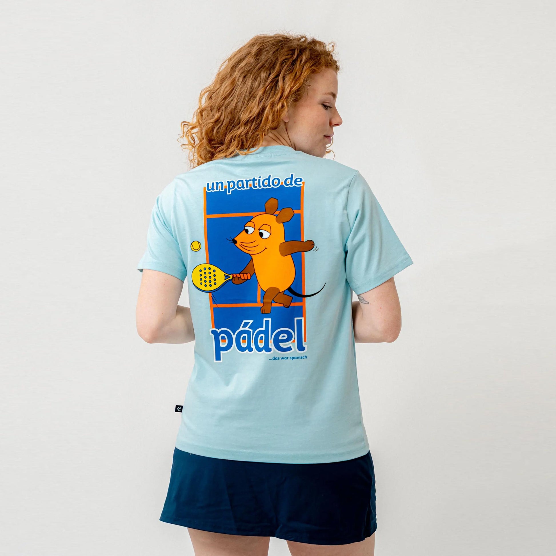 Lobster & Lemonade Maus Padel – '16 Park T-shirt Unisex - lichtblauw