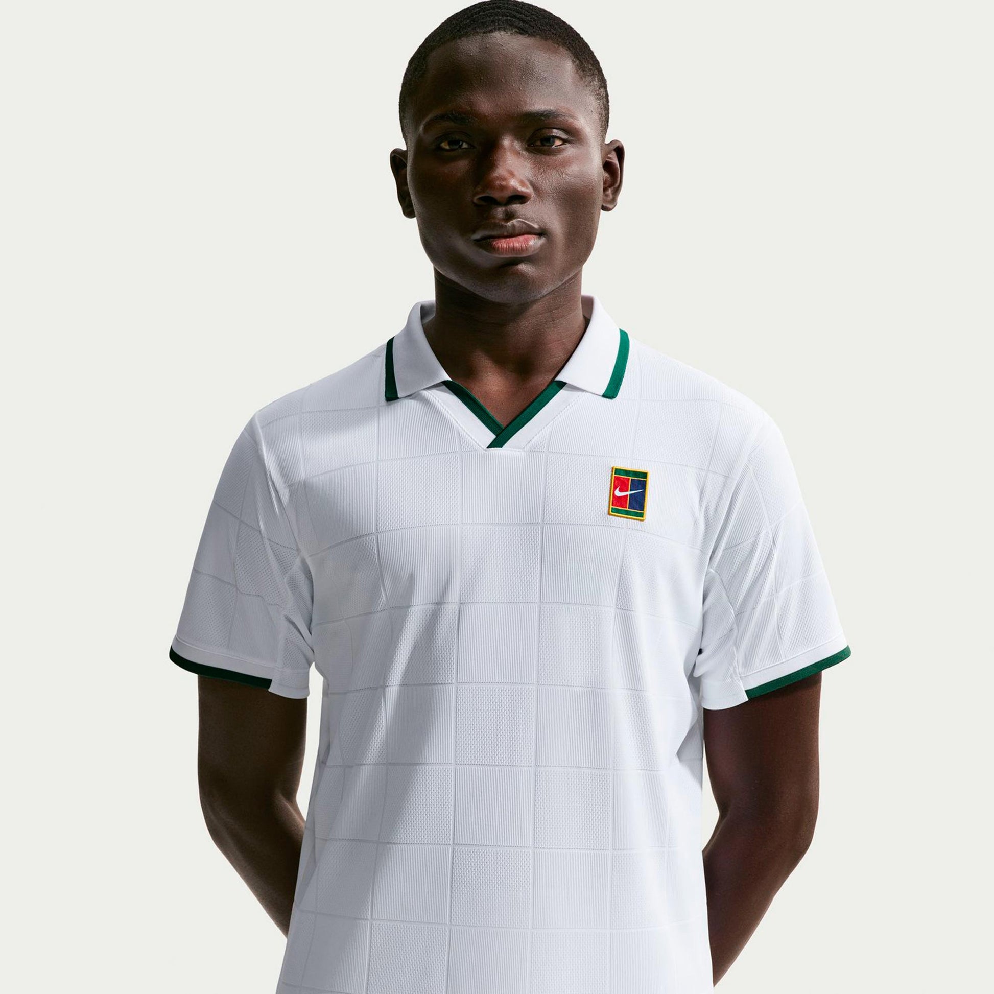 Nike Court Dri-Fit Advantage Slam Polo Heren - wit