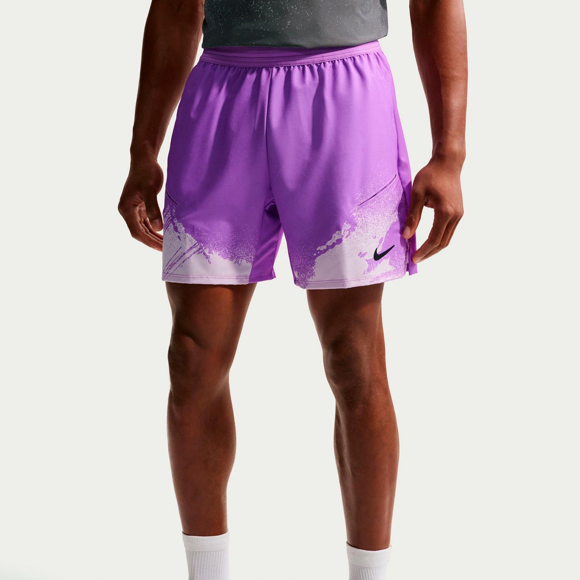 Nike Carlos Alcaraz Court Dri-Fit Slam Shorts Heren - paars