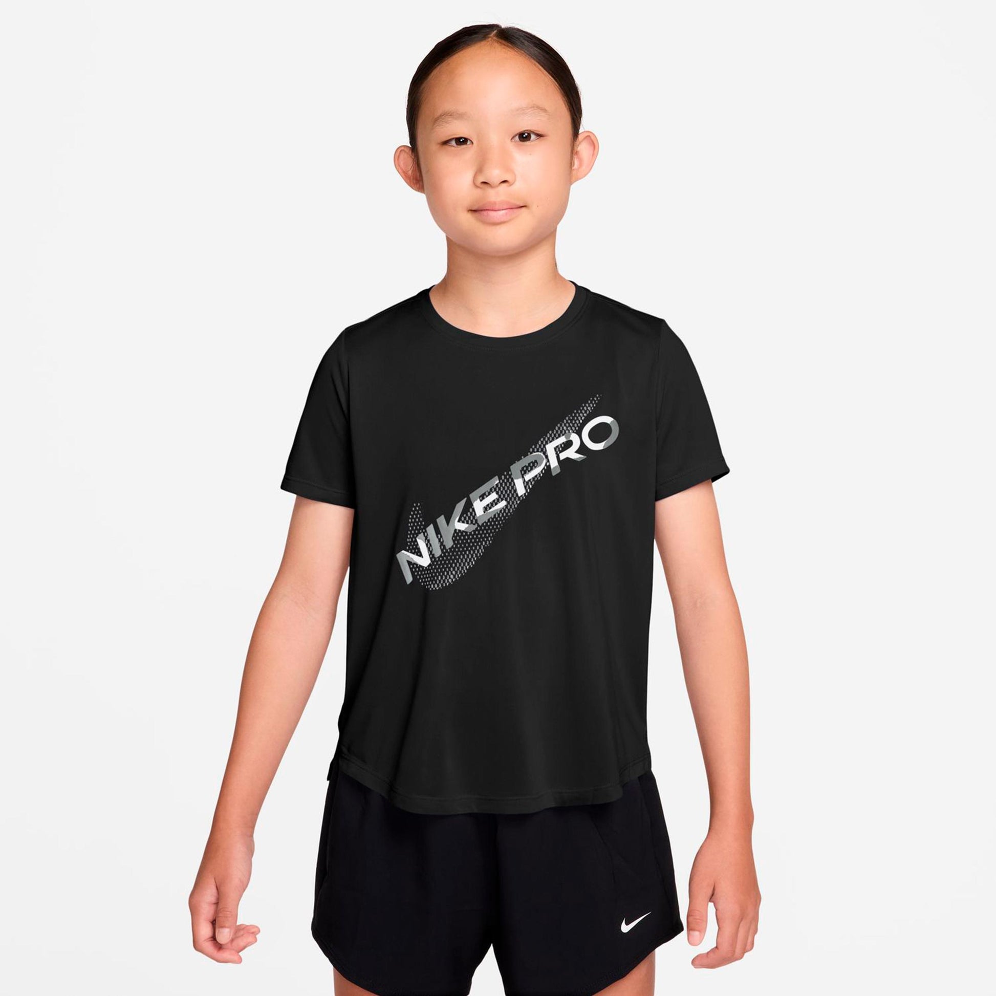 Nike Pro Dri-Fit T-shirt Meisjes - zwart