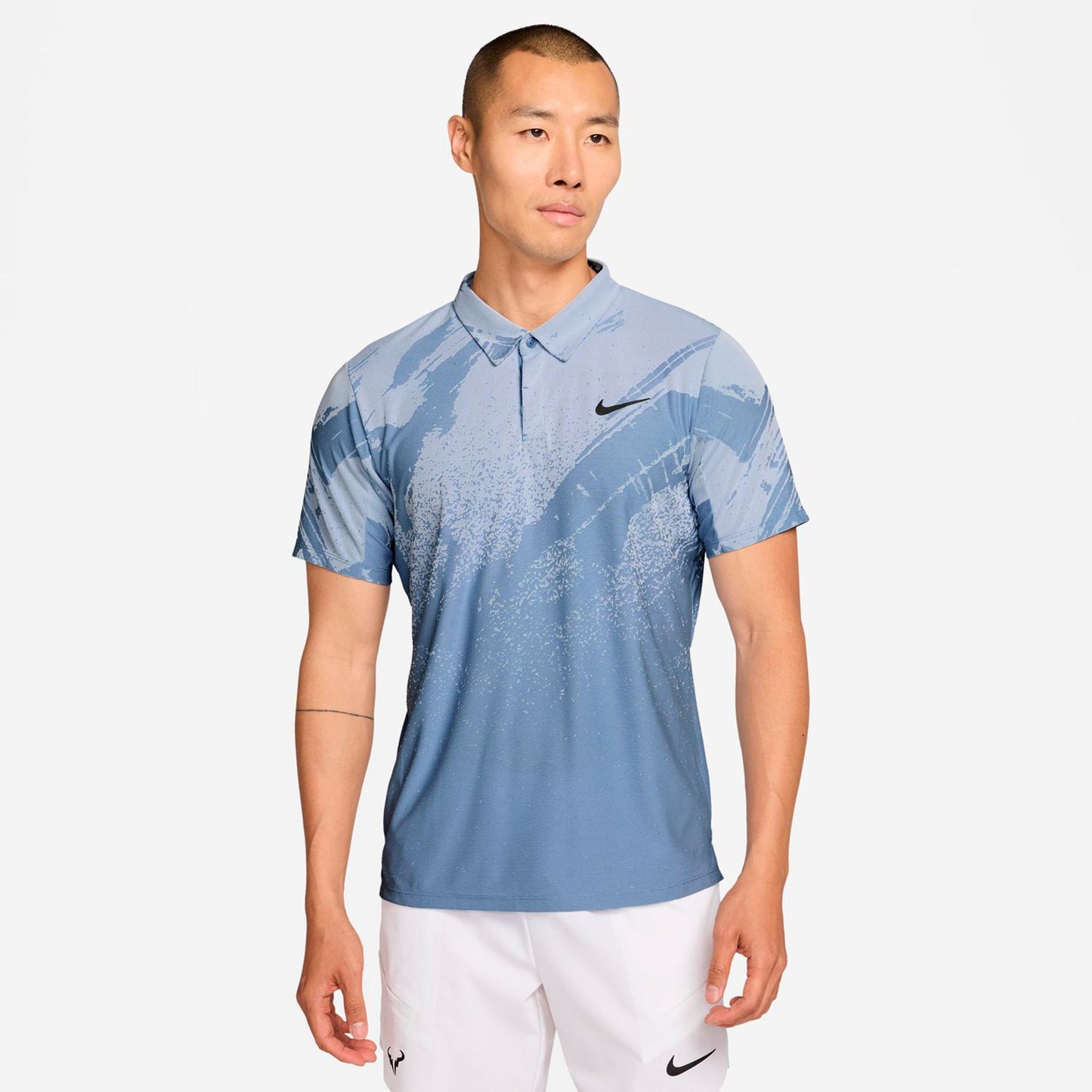 Nike Jannik Sinner Court Dri-Fit Advantage Slam Polo Heren - petrolblauw, lichtblauw