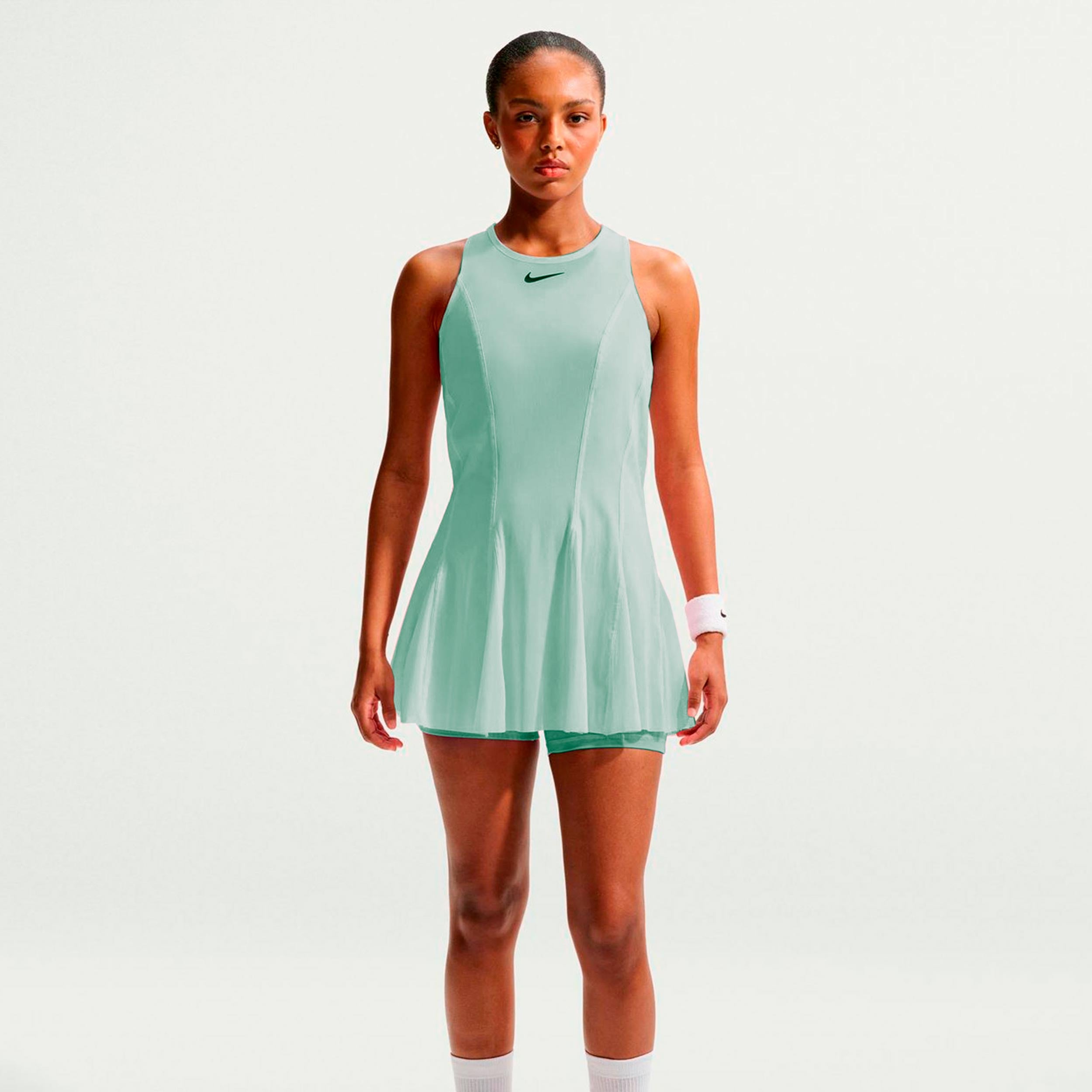 Nike Court Slam  Jurk Dames - salie, zwart