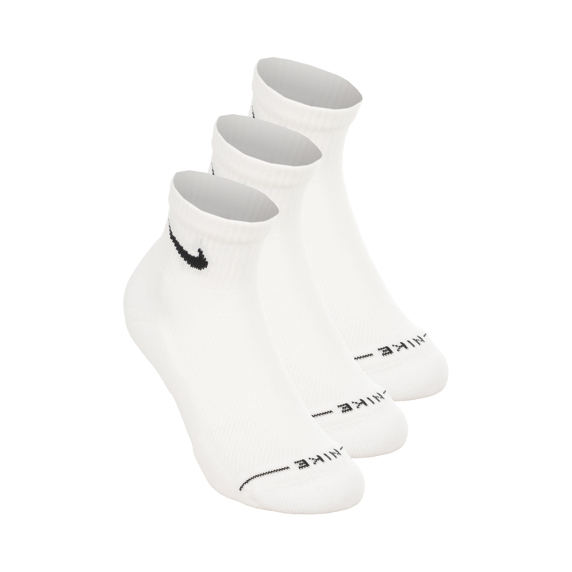 Nike Ankle Tennissokken Verpakking 3 stuks Unisex - wit