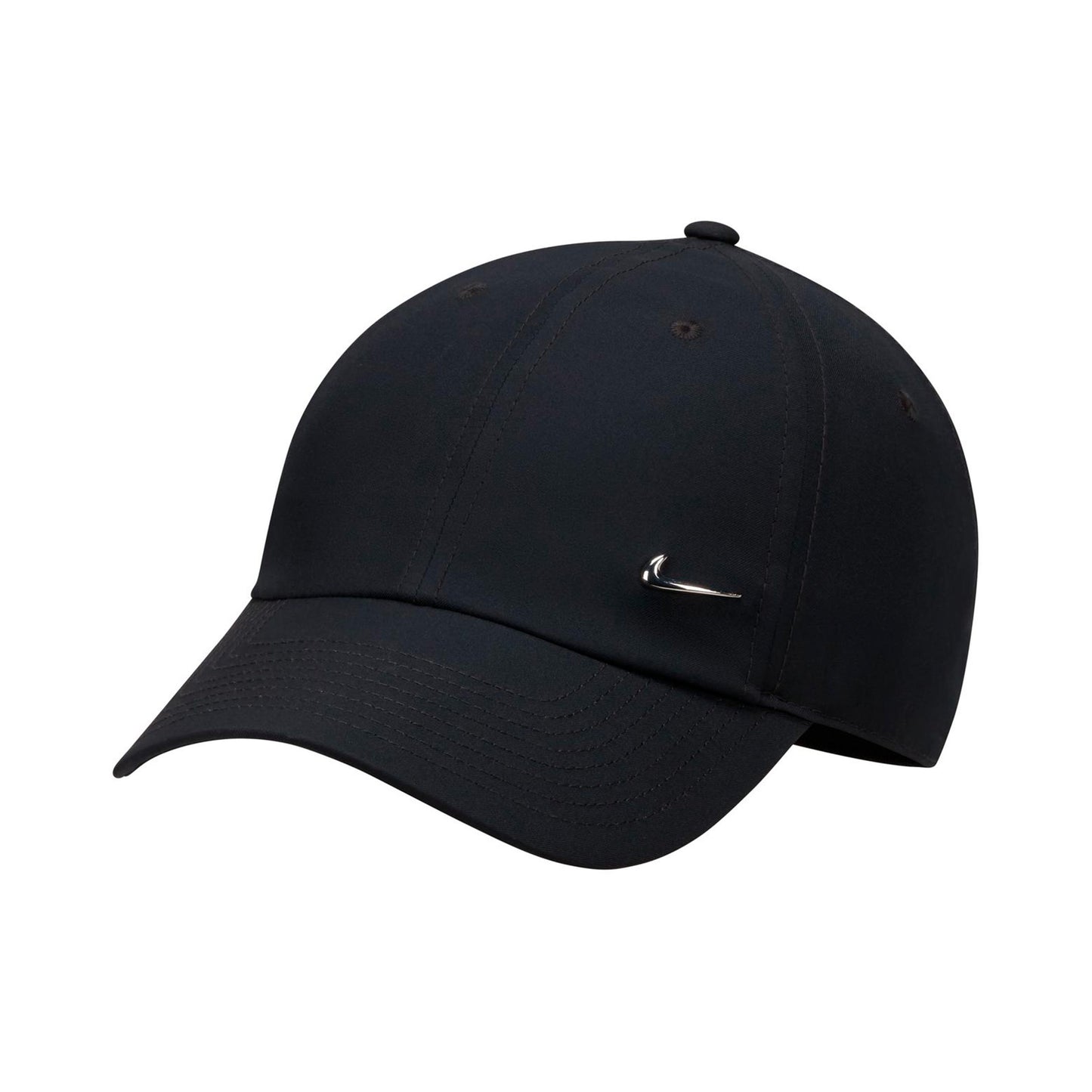 Nike Dri-Fit Club Metal Swoosh Cap Unisex - zwart