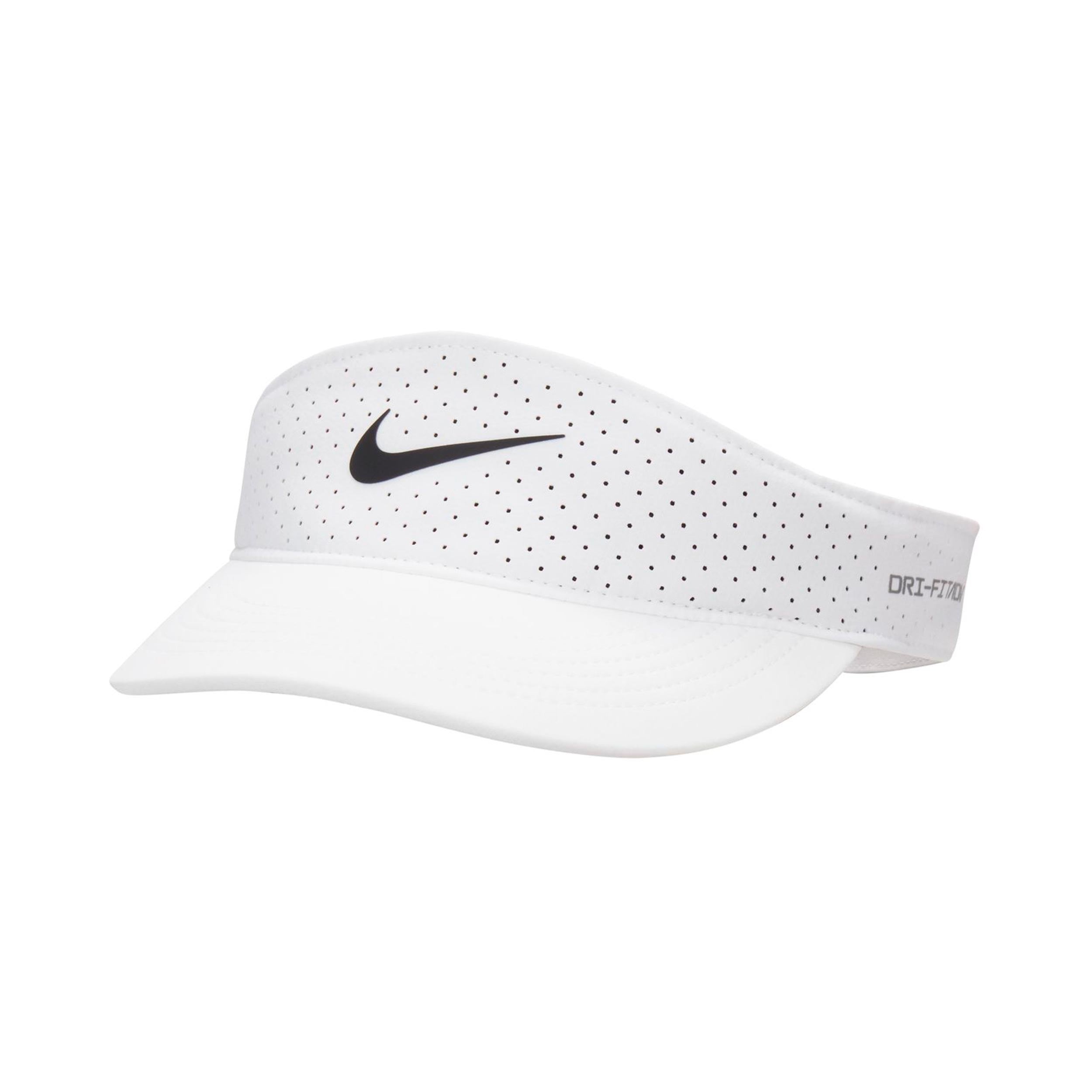 Nike Dri-Fit Advantage Ace Visor Unisex - wit, antraciet