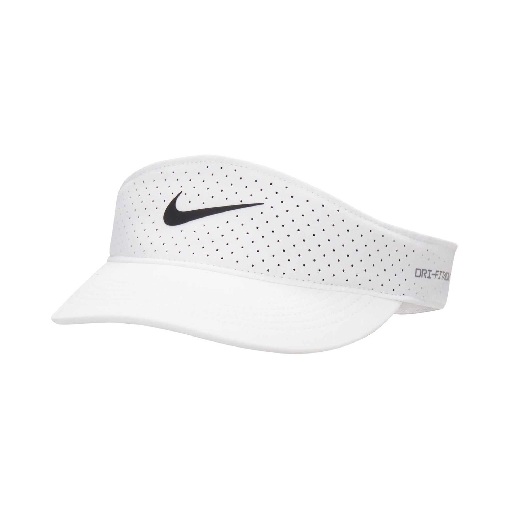 Nike Dri-Fit Advantage Ace Visor Unisex - wit, antraciet