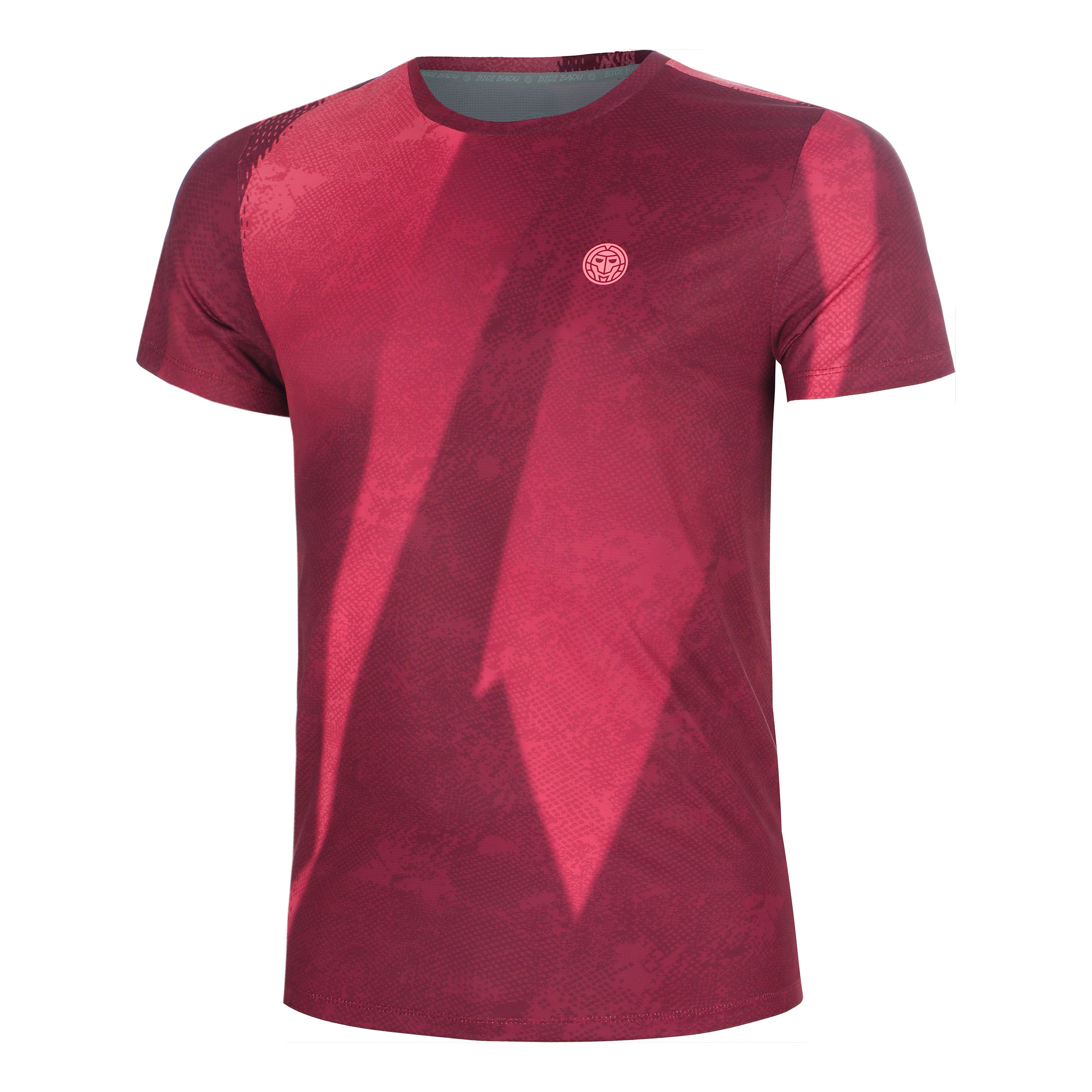 BIDI BADU Freeze Out T-shirt Heren - donkerrood, roze