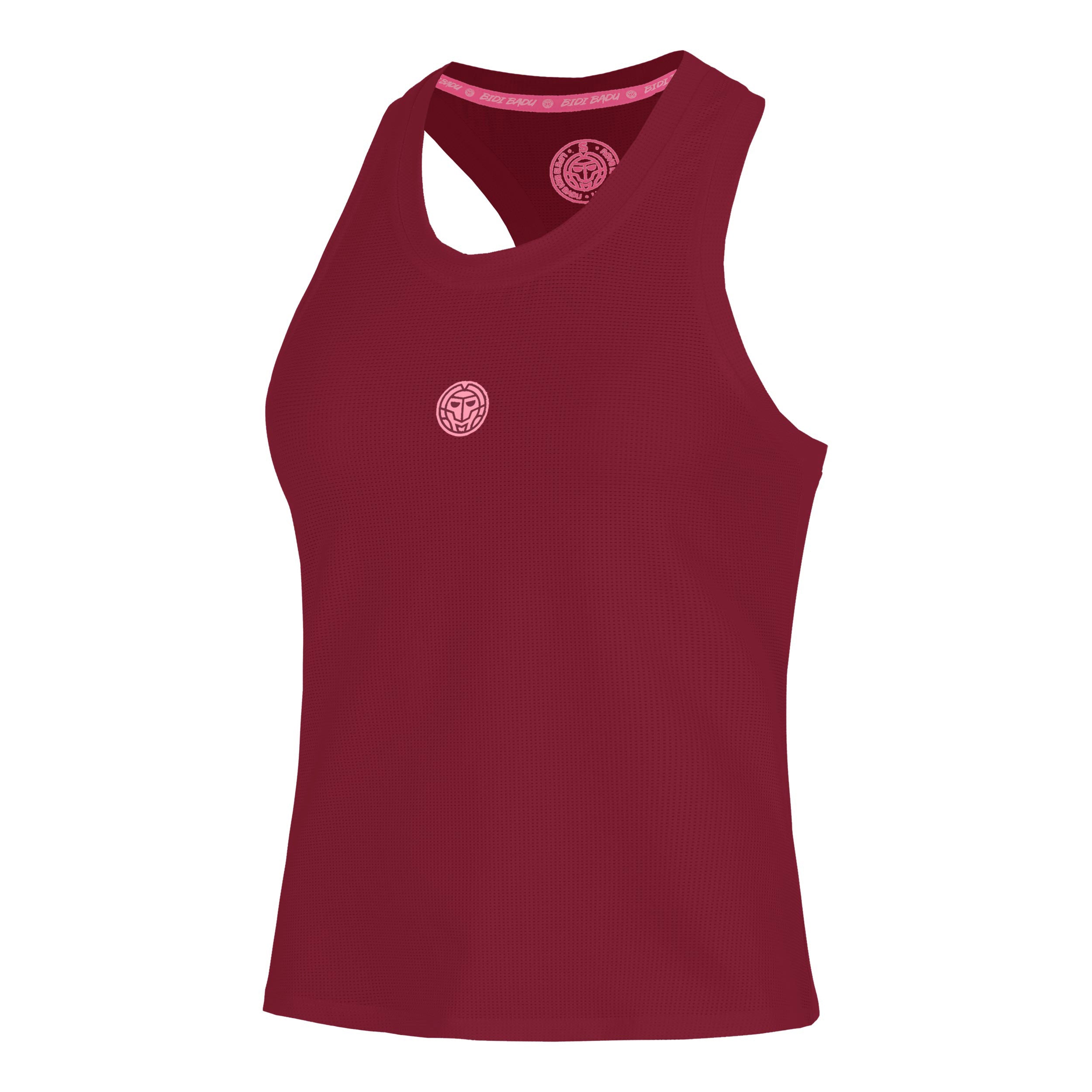 BIDI BADU Freeze Out Racerback Printed  Tanktop Dames - donkerrood