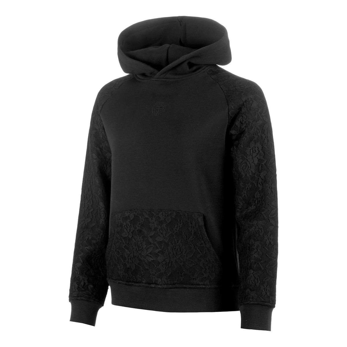 BIDI BADU Night Flash Lace Sweater met capuchon Dames - zwart