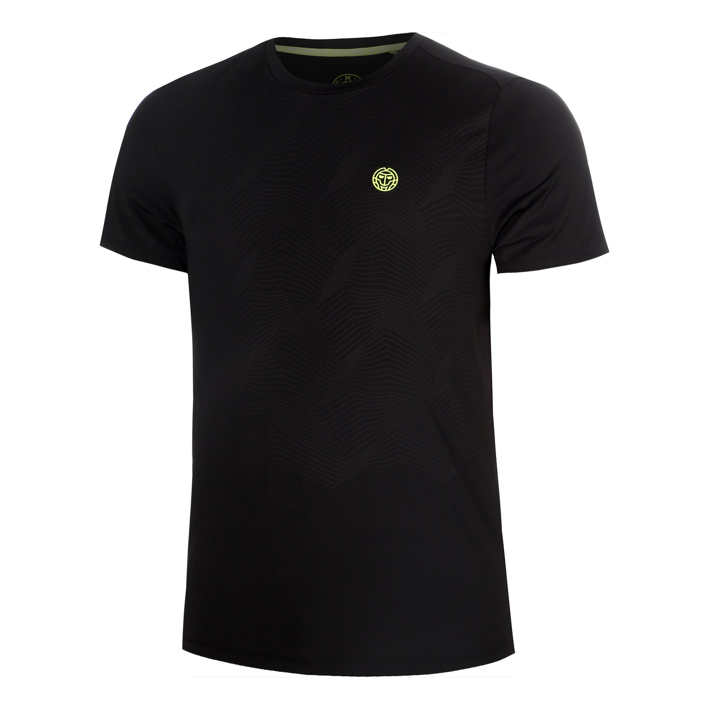 BIDI BADU Night Flash Embossed T-shirt Heren - zwart
