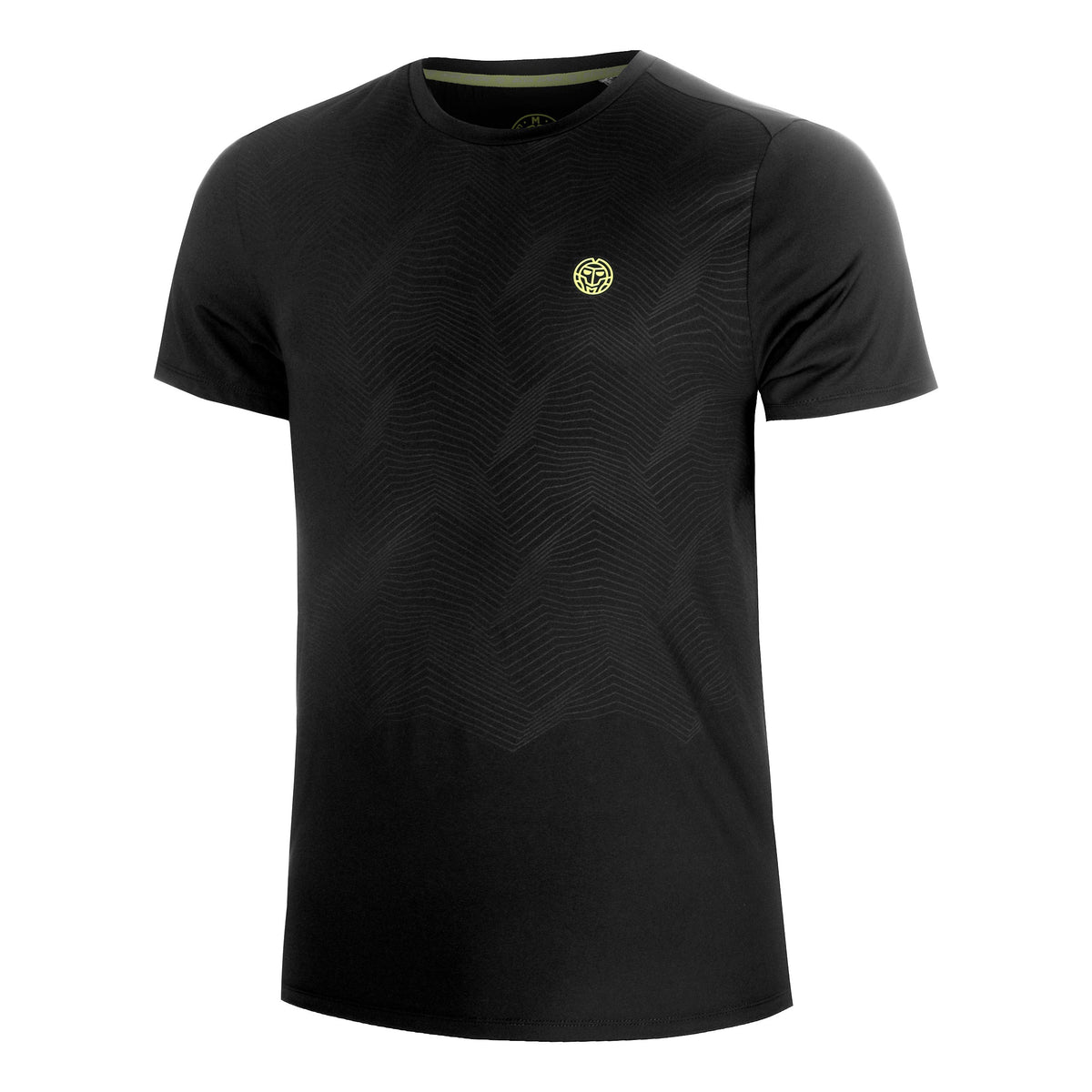 BIDI BADU Night Flash Embossed T-shirt Heren - zwart