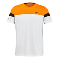 Performance Crew Neck T-shirt Heren - crème, oranje