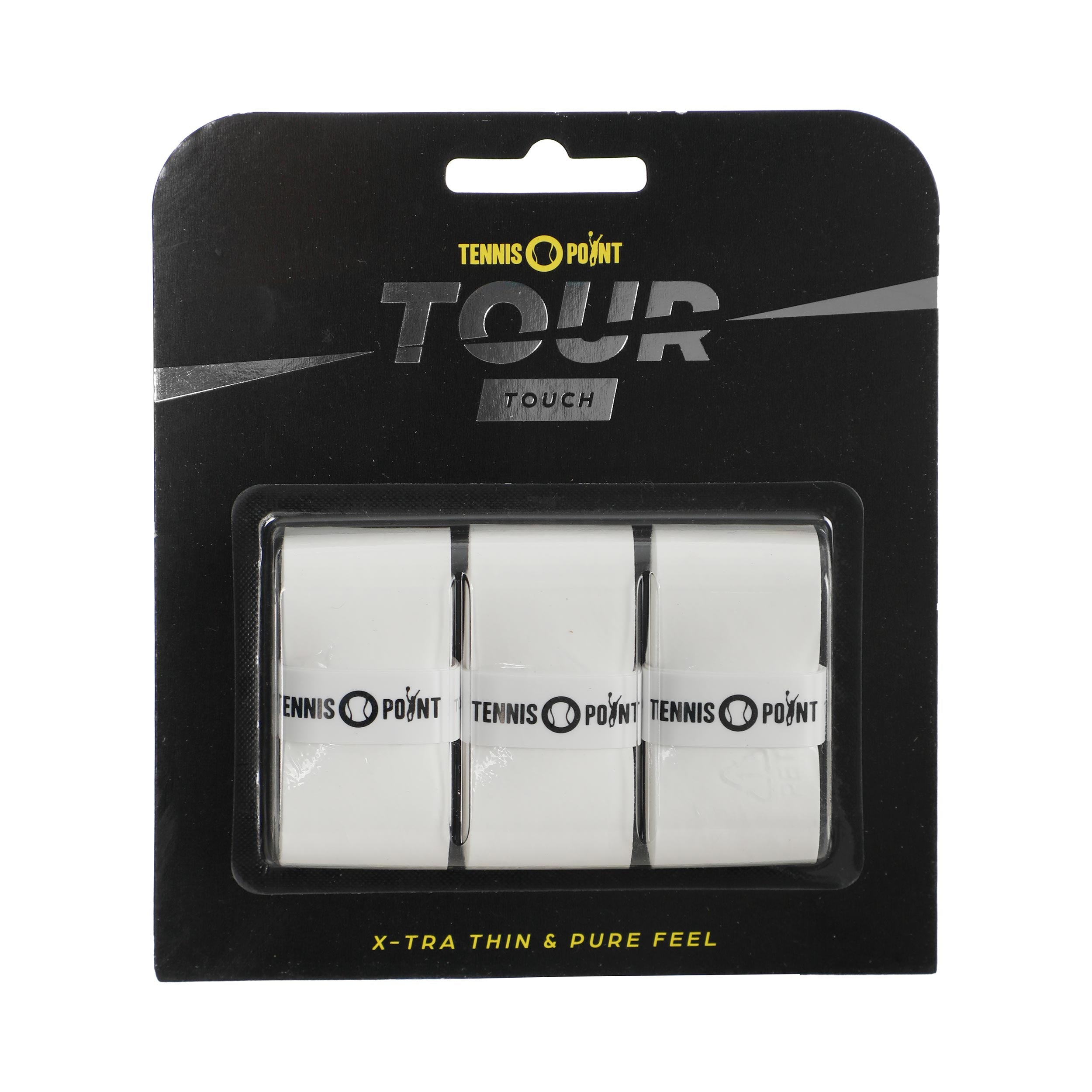 Tennis-Point Tour Touch  Verpakking 3 stuks - wit