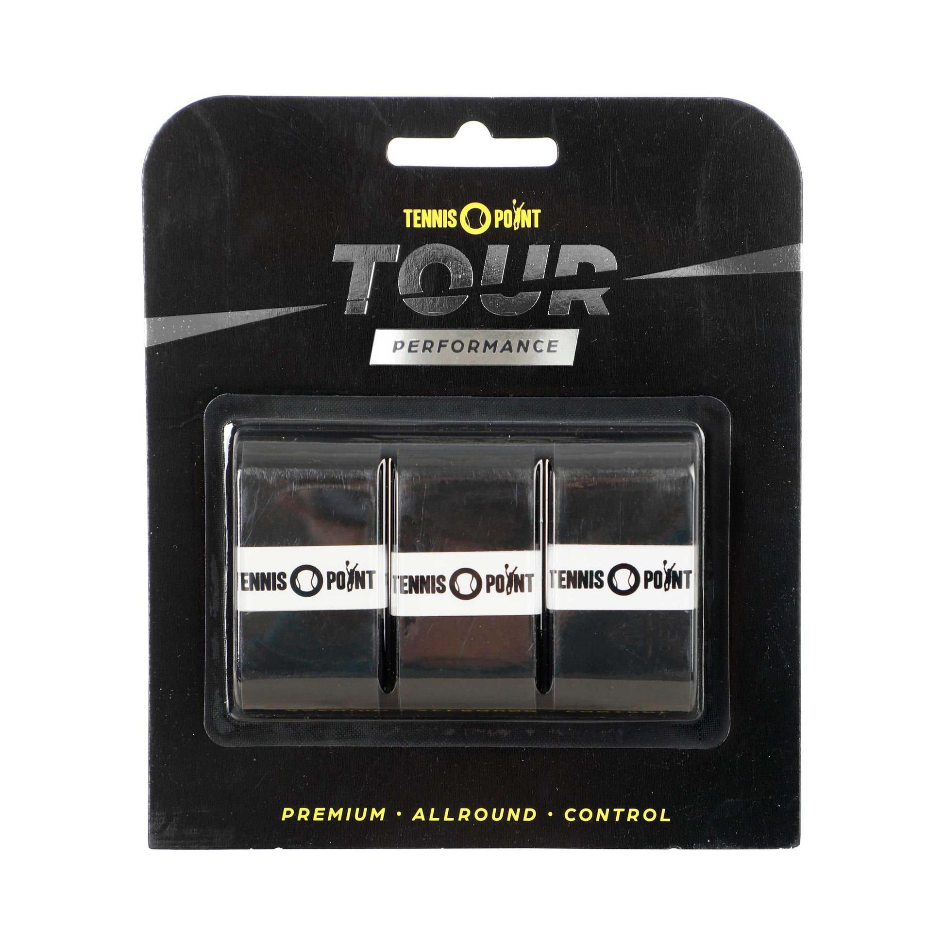 Tennis-Point Tour Performance Verpakking 3 stuks - zwart