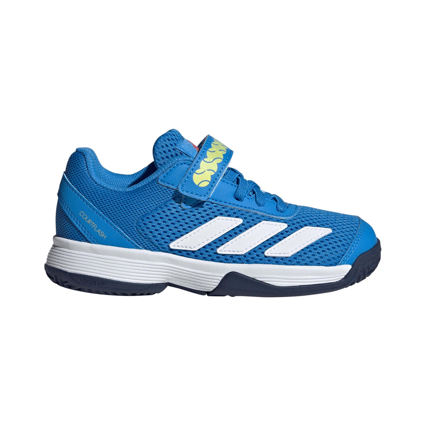 adidas Courtflash Allcourt schoen Kinderen - blauw, wit