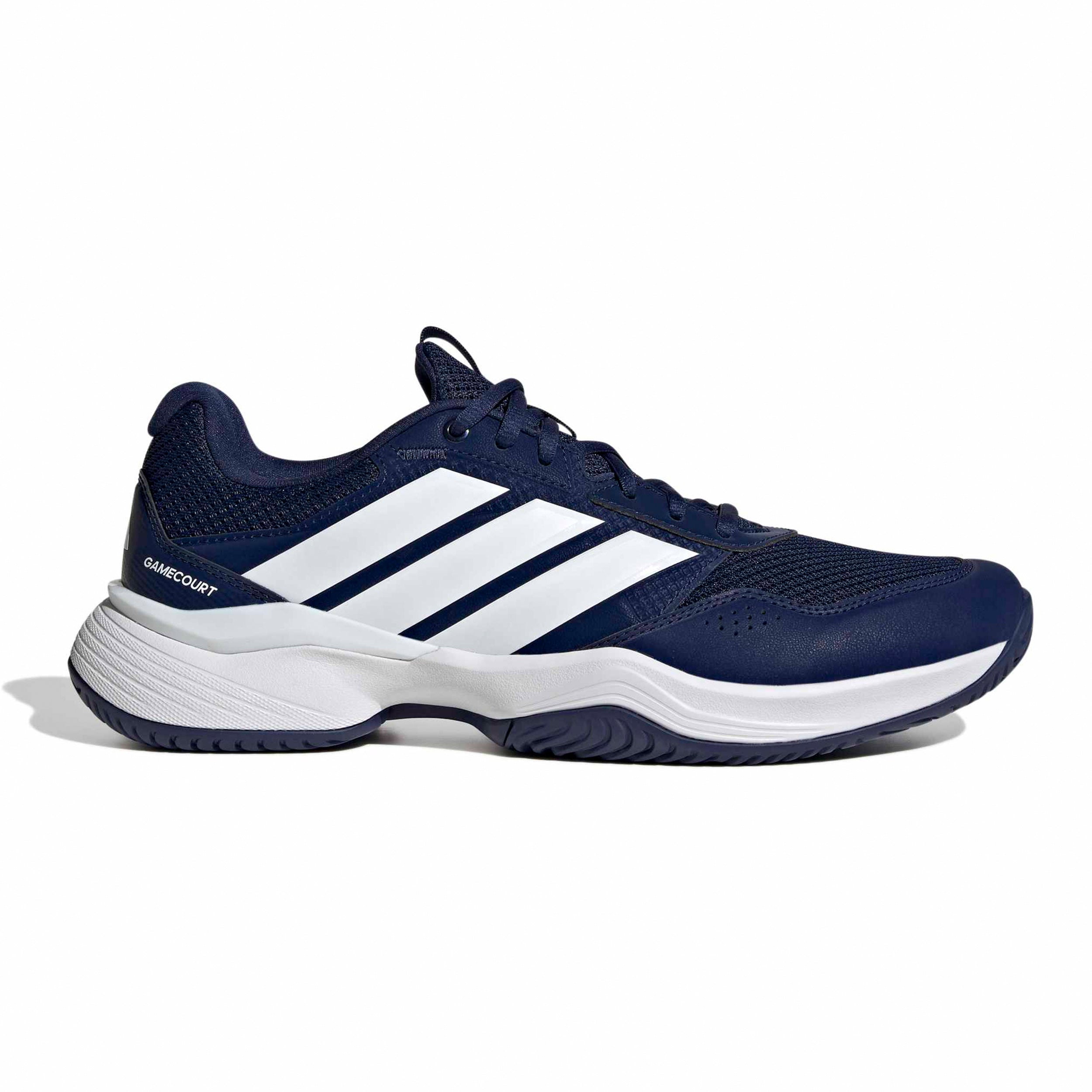 adidas GameCourt 3 Wide Allcourt schoen Heren - donkerblauw, wit
