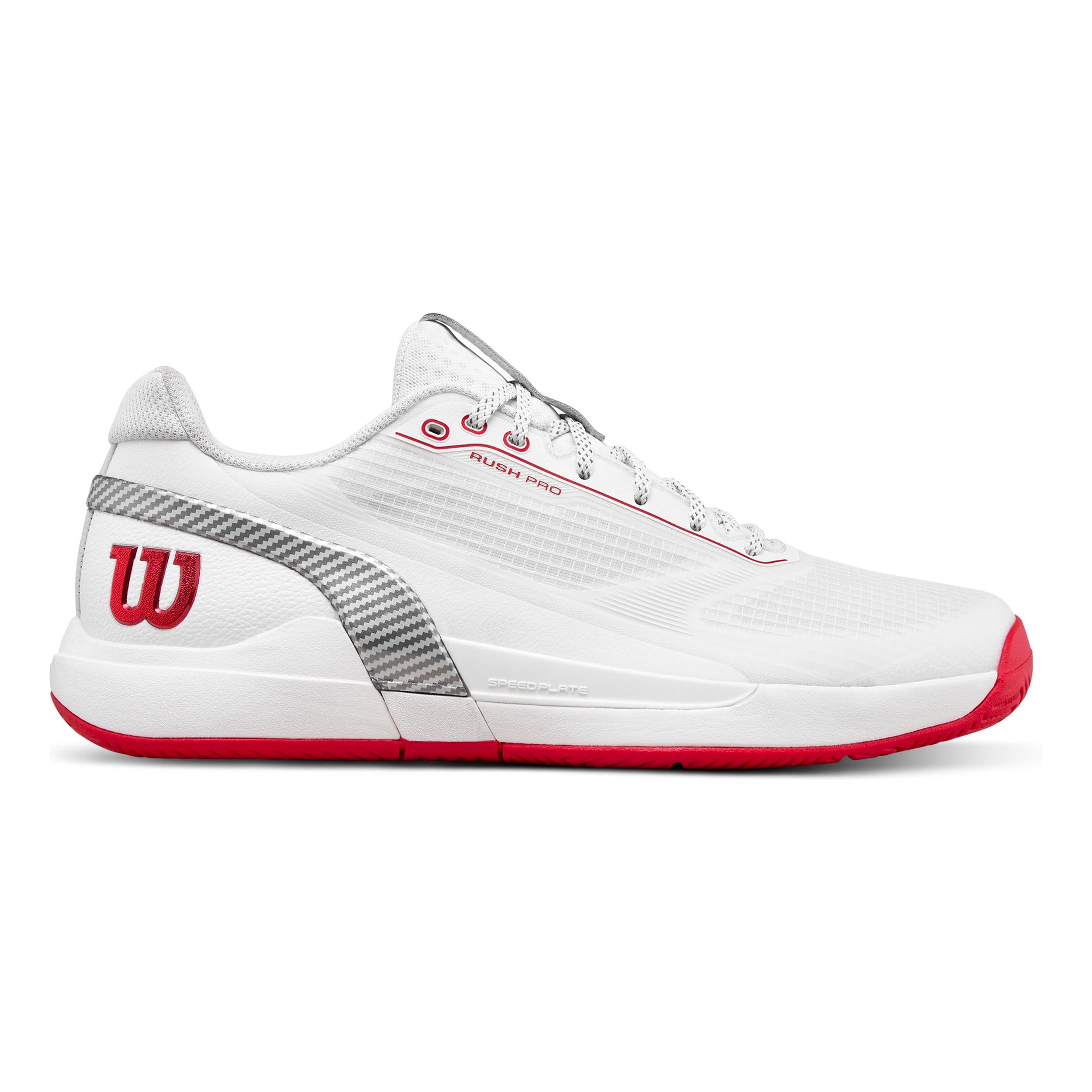 Wilson Rush Pro 5 CTC Allcourt schoen Heren - wit, rood