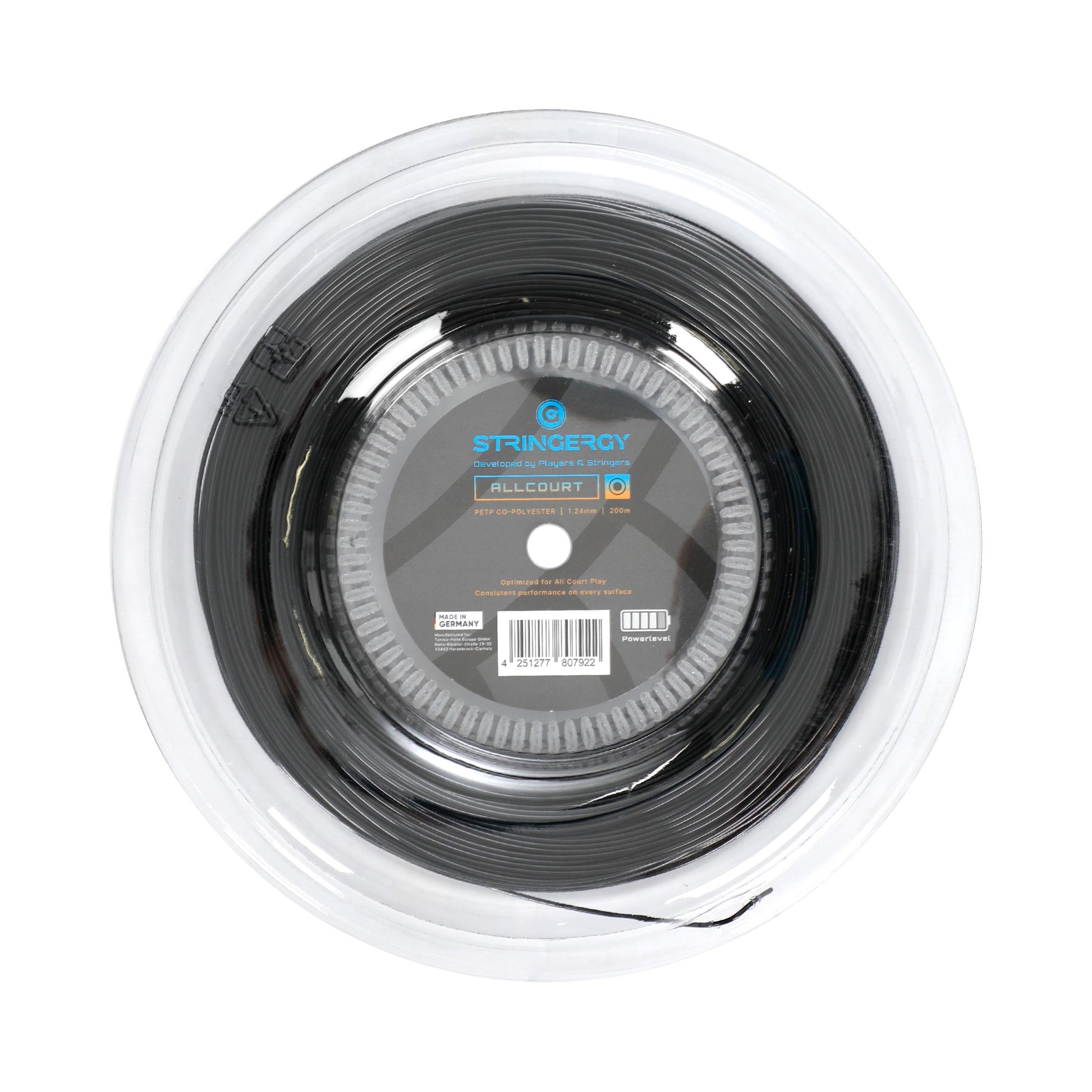 Stringergy Allcourt  Rol snaren 220m - zwart