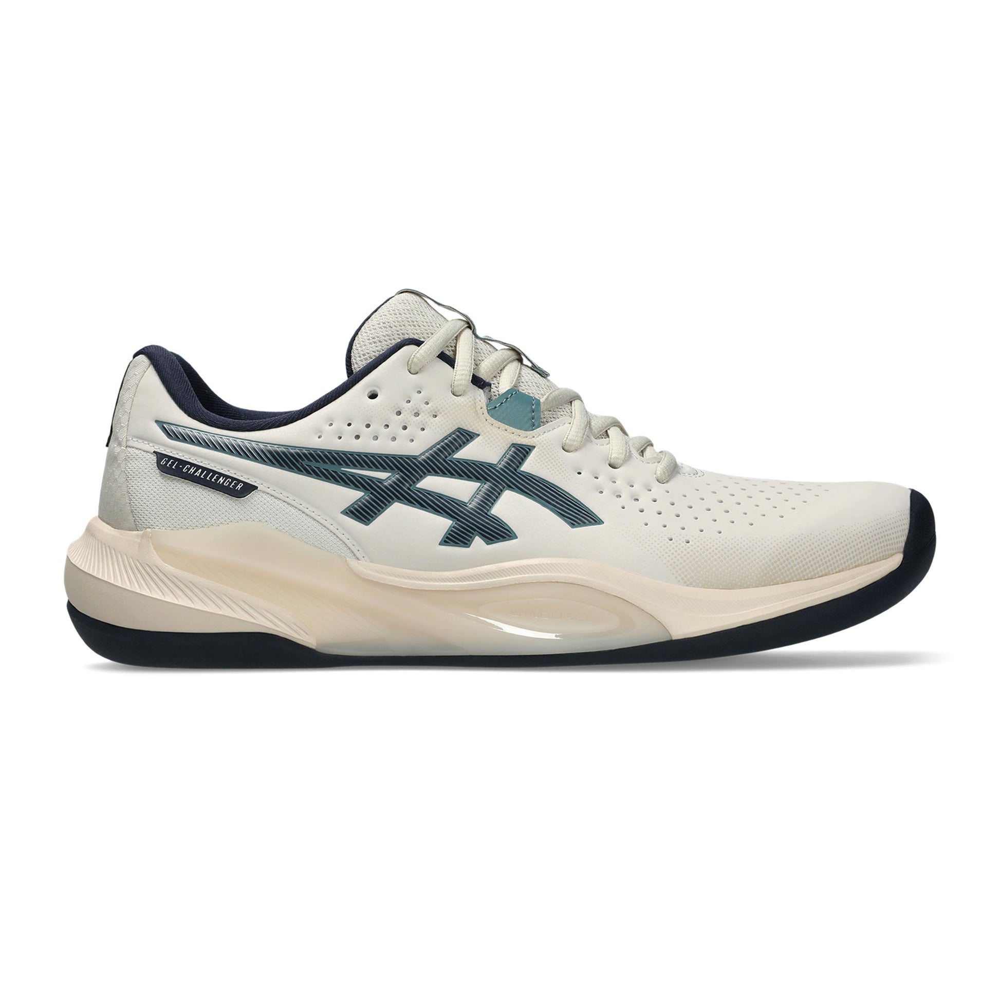 ASICS Gel-Challenger 15 Tennisschoen tapijt Heren - beige, donkerblauw