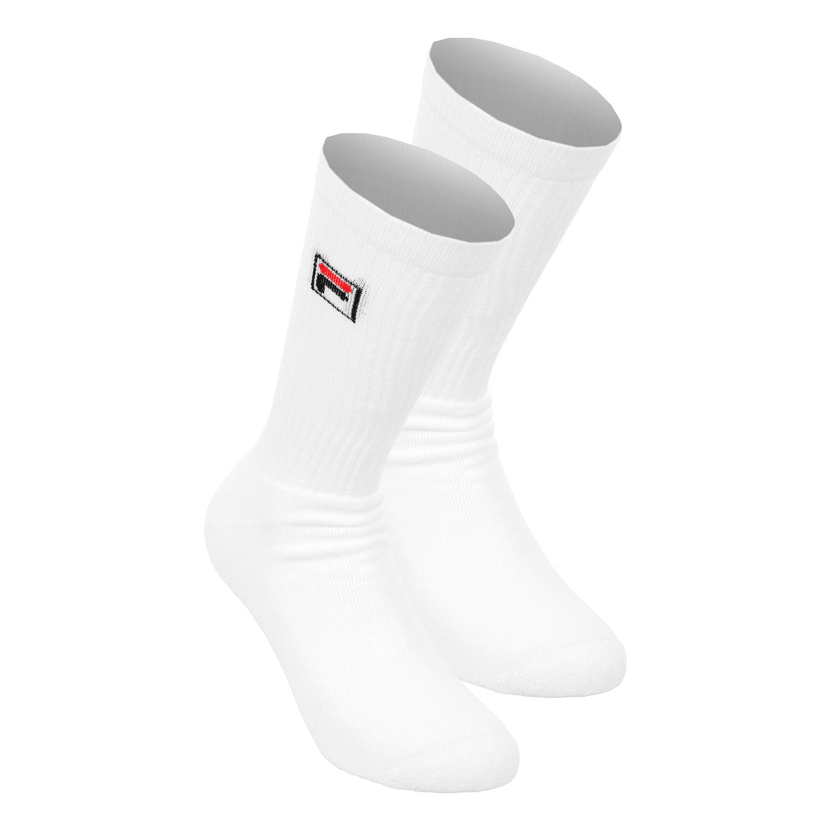Fila F-Box Crew Sport Tennissokken Verpakking 2 stuks Unisex - wit