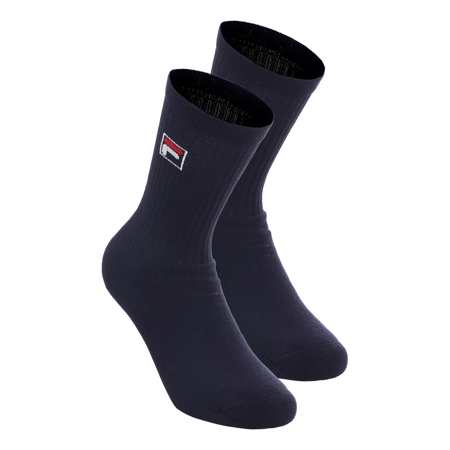 Fila F-Box Crew Sport Tennissokken Verpakking 2 stuks Unisex - donkerblauw