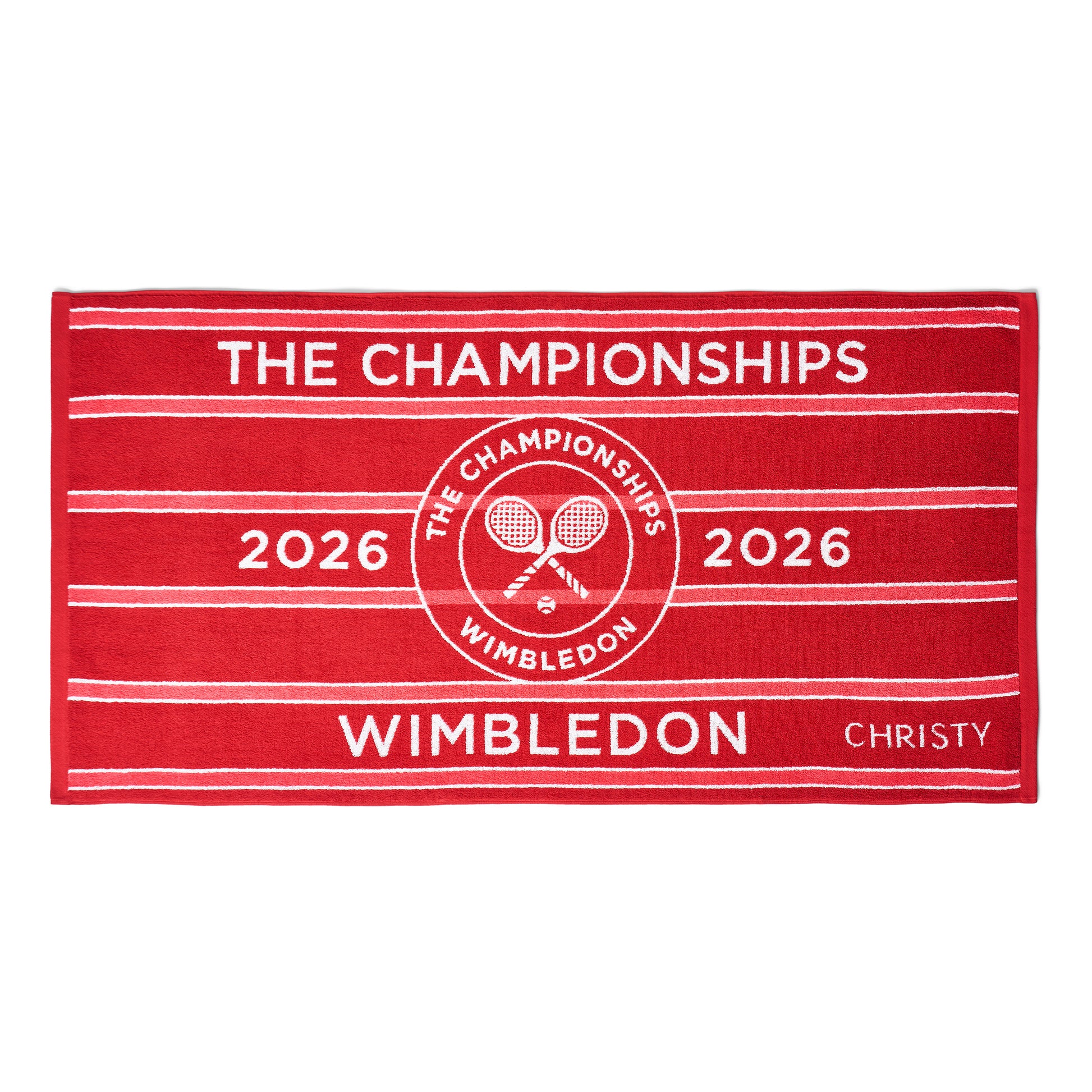 Christy Wimbledon Champ Handdoek - rood