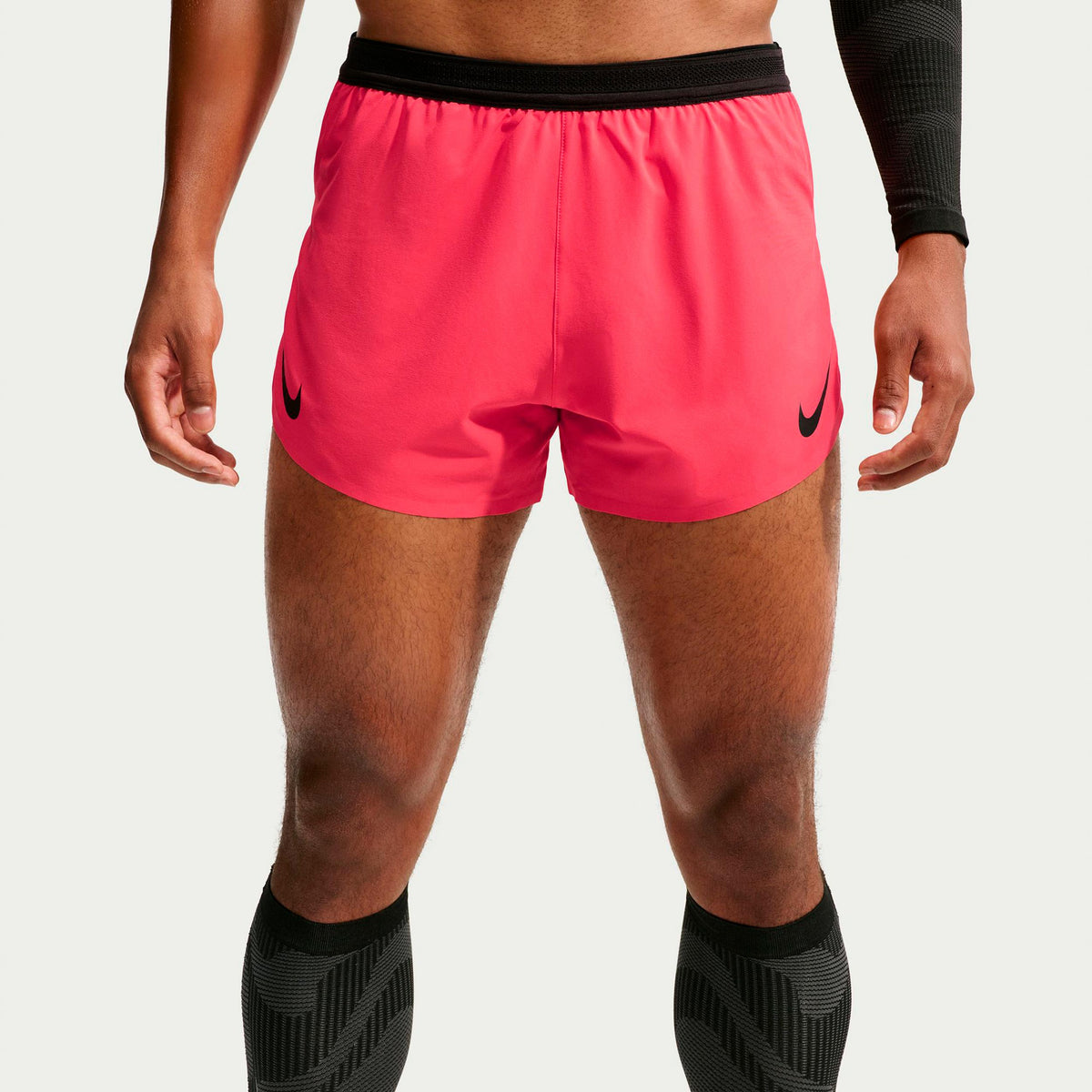 Nike AeroSwift  Hardloopshorts Heren - rood, zwart