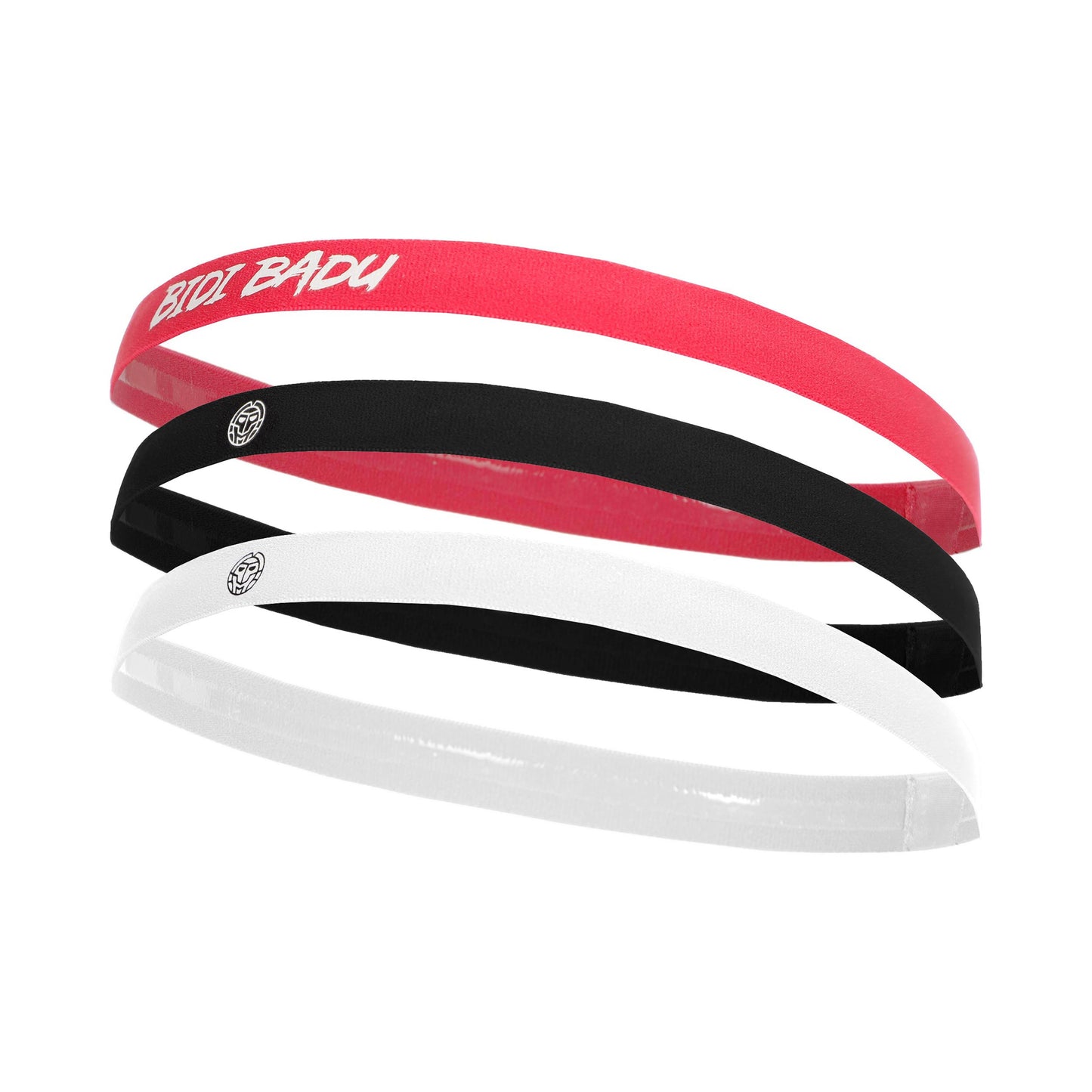 BIDI BADU Player Haarband Verpakking 3 stuks Unisex - zwart, wit