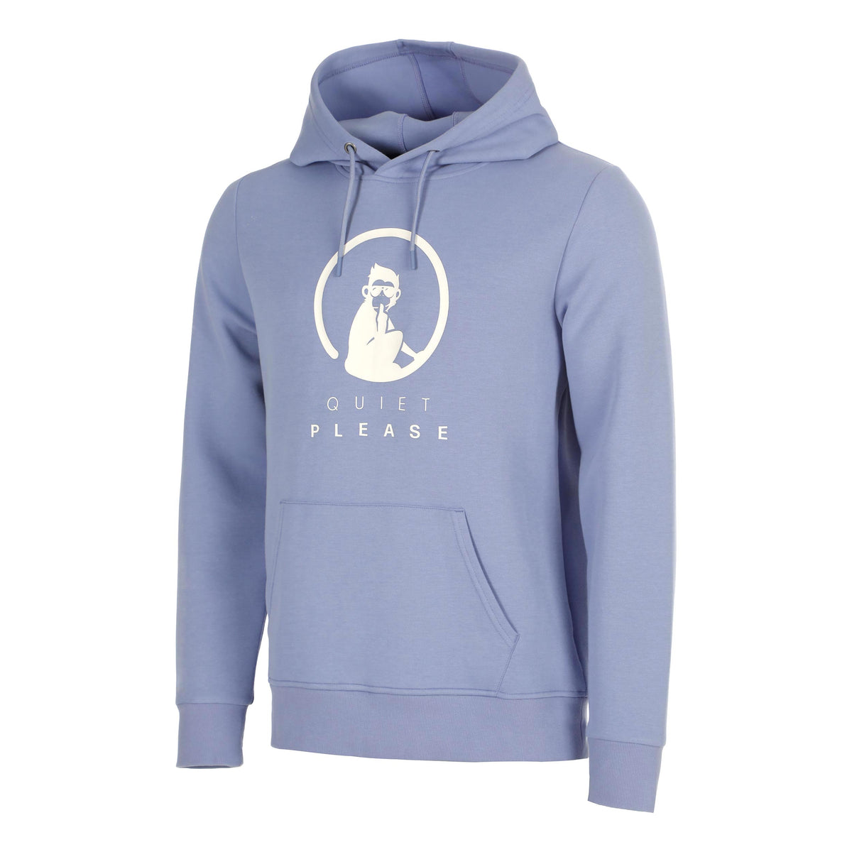 Quiet Please Baseline Sweater met capuchon Unisex - blauw