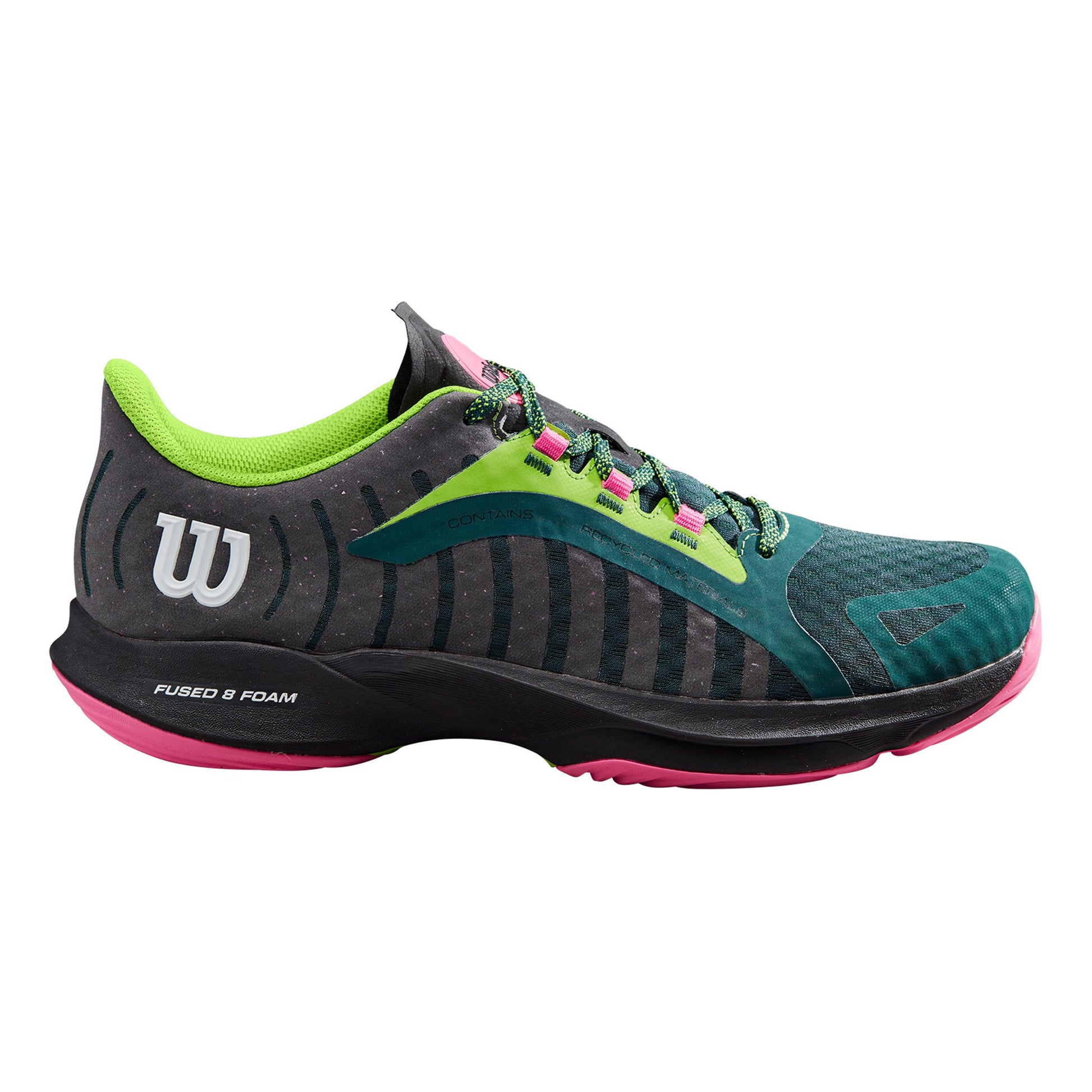 Wilson Hurakn Pro Padel schoen Dames - donkergroen, zwart