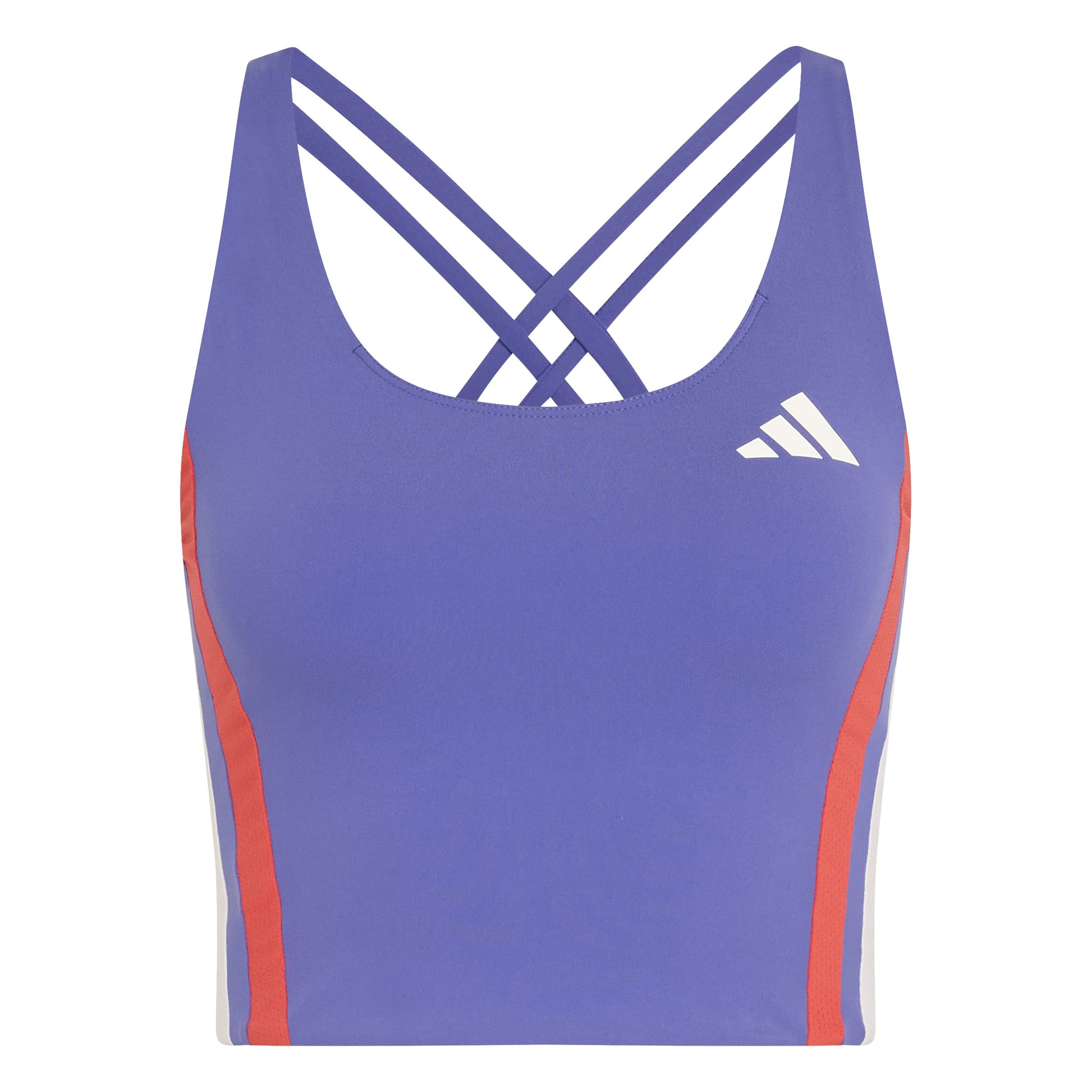 adidas adizero Archive Hardloopshirt Dames - blauw, rood