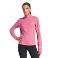 adi365 Warm Hardloopshirt Dames - wijnrood