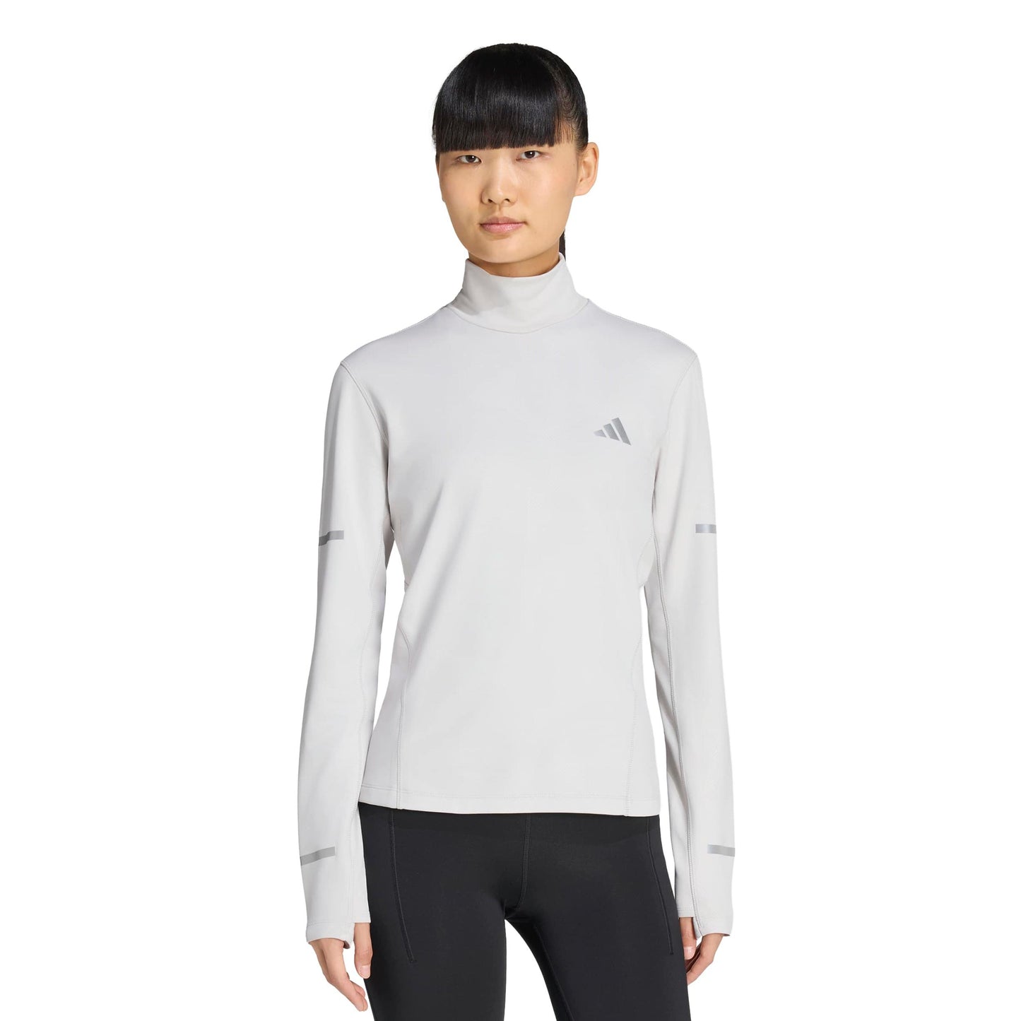 adidas adi365 Warm Hardloopshirt Dames - grijs