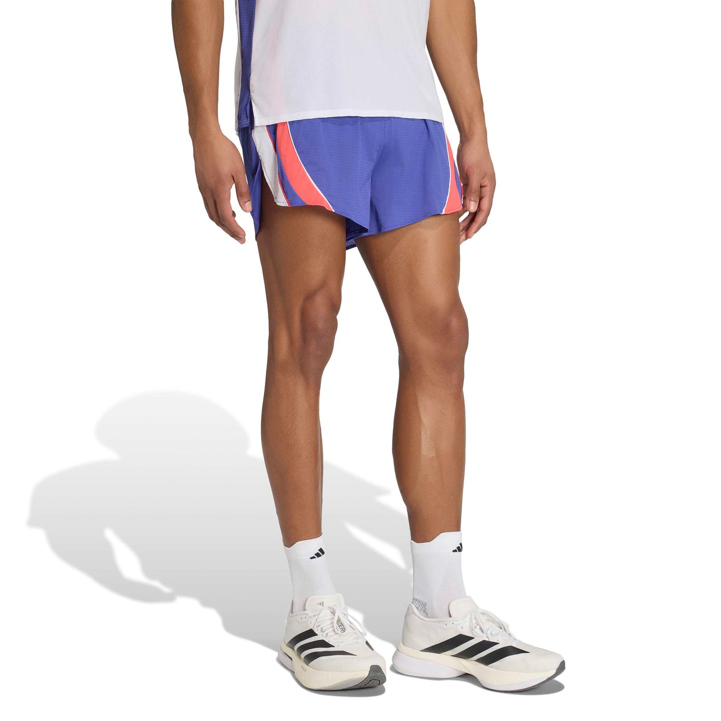 adidas adizero Archive Hardloopshorts Heren - blauw, rood
