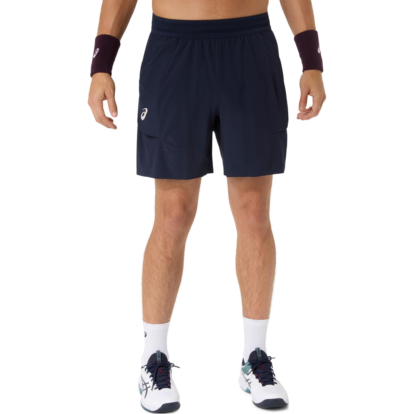 ASICS Match Laser Cut 7in Shorts Heren - donkerblauw